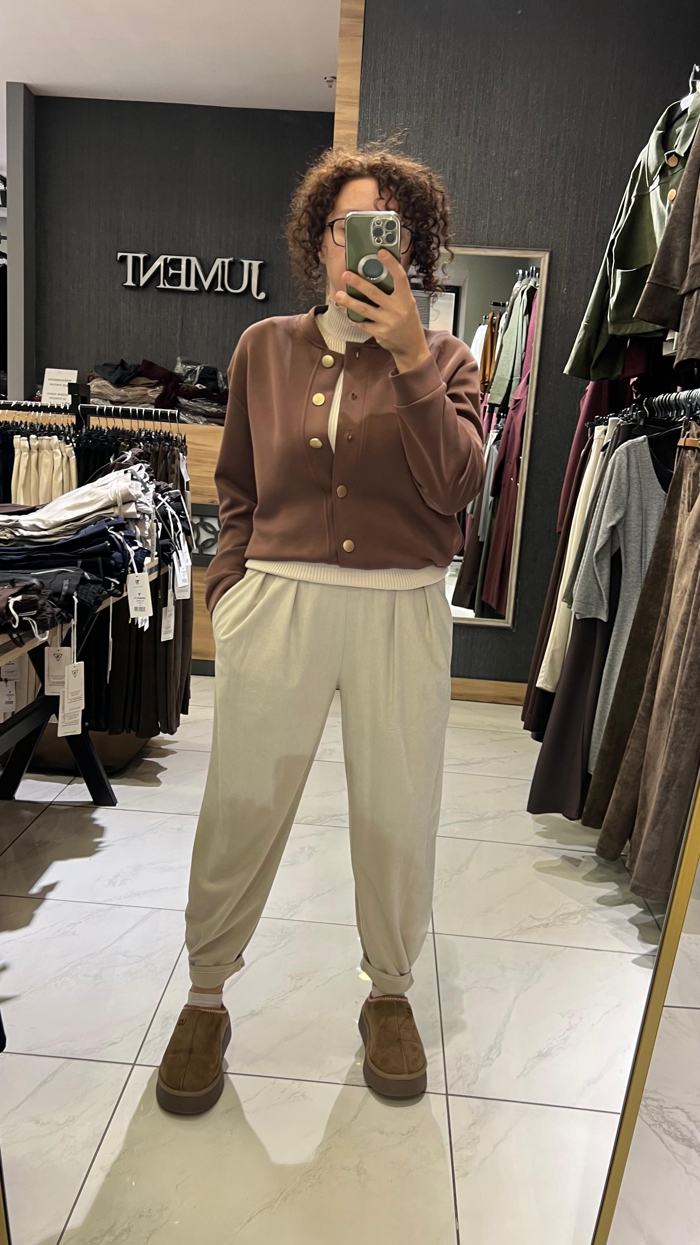 ŞALVAR KESİM RAHAT PANTOLON ECRU