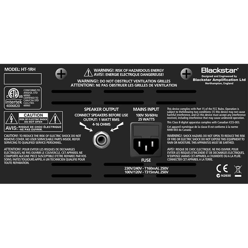 Blackstar HT-1RH Reverb