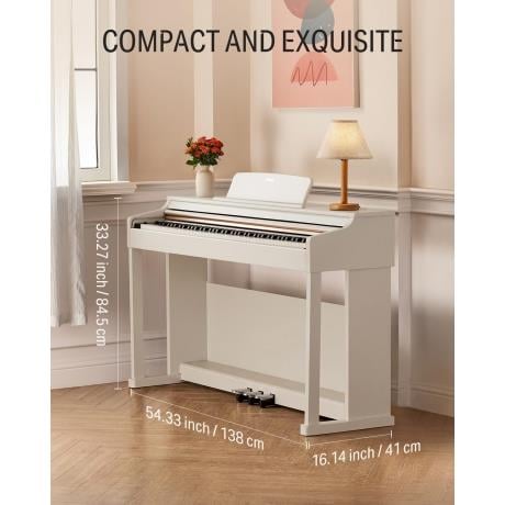 Donner DDP-100 Dijital Piyano - Beyaz