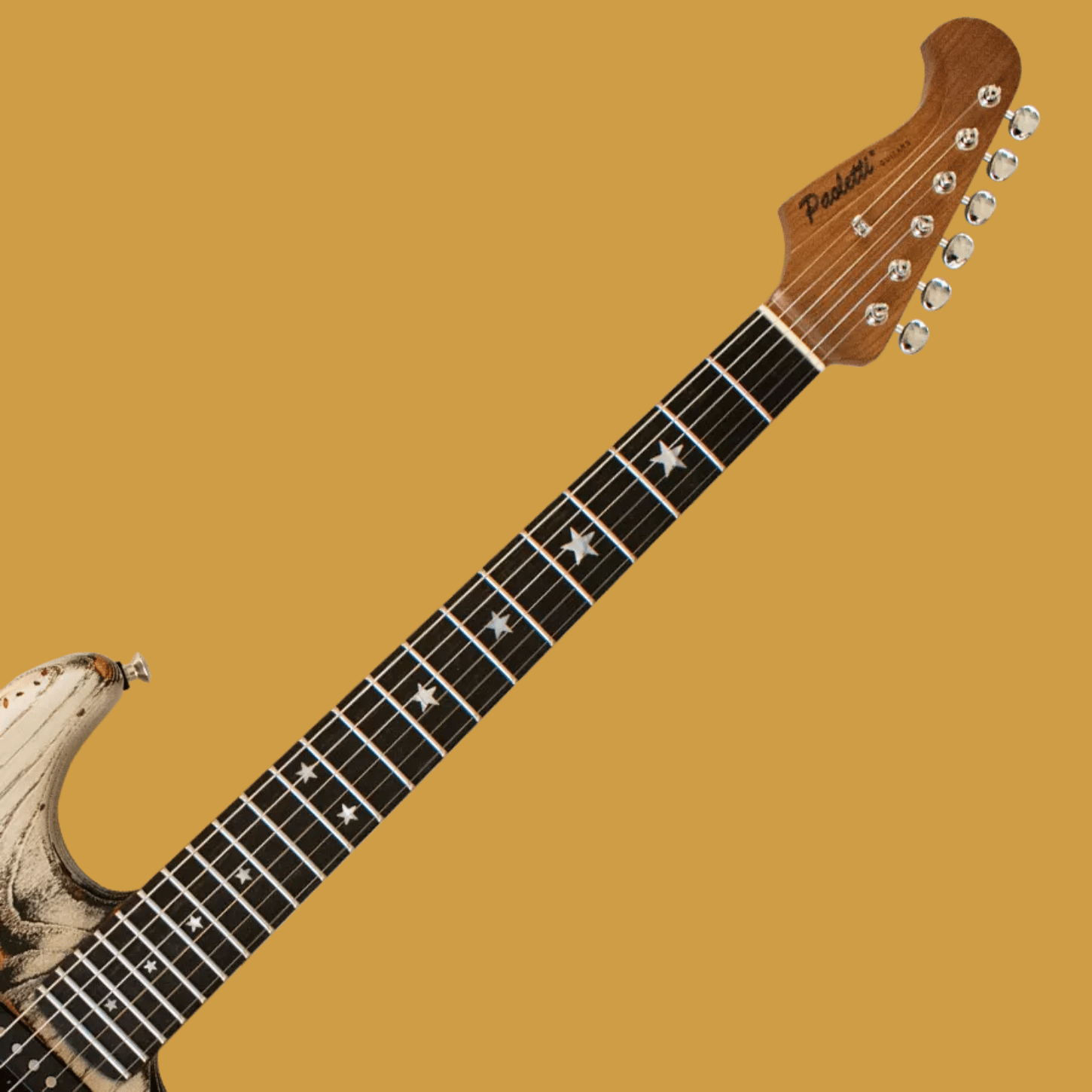 Paoletti Alfa Loft HSS - 590 Heavy Black & Silver - Schaller Bridge®