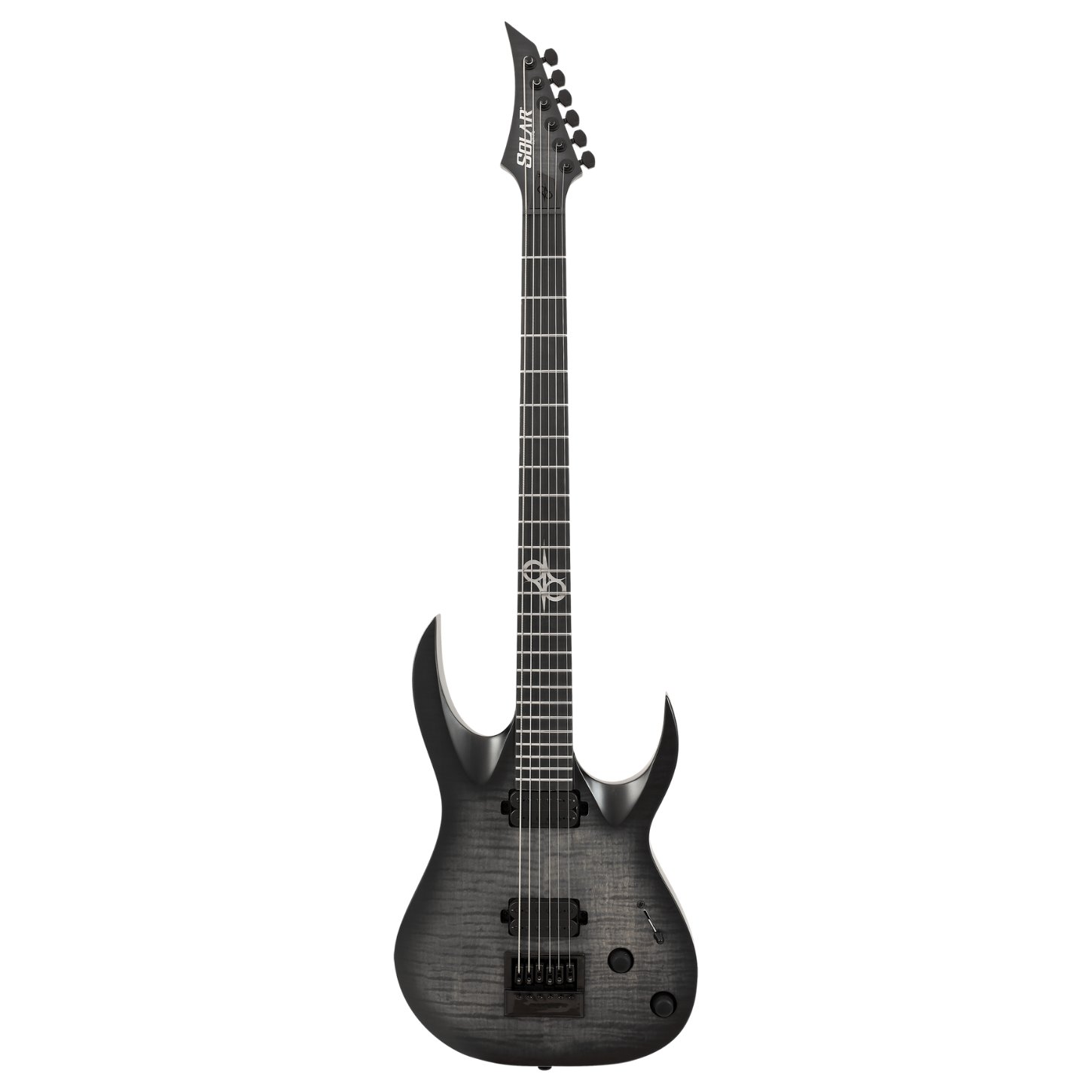 SOLAR A1.6FBB-29 – Flame Black Burst Matte