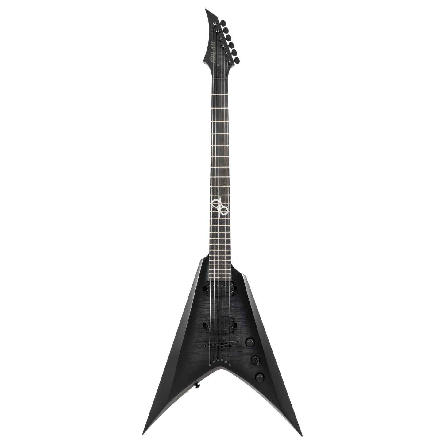 SOLAR V2.6FBB Baritone – Flame Black Burst Matte