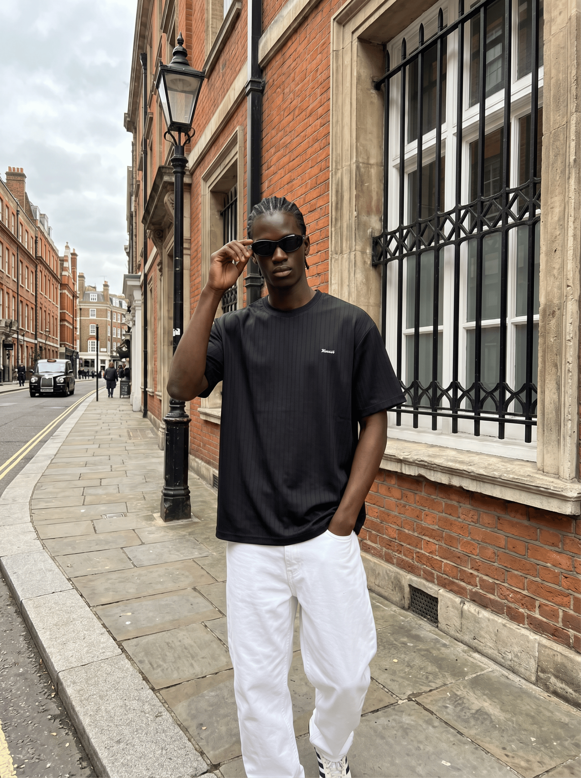 Oversize Bisiklet Yaka T-Shirt