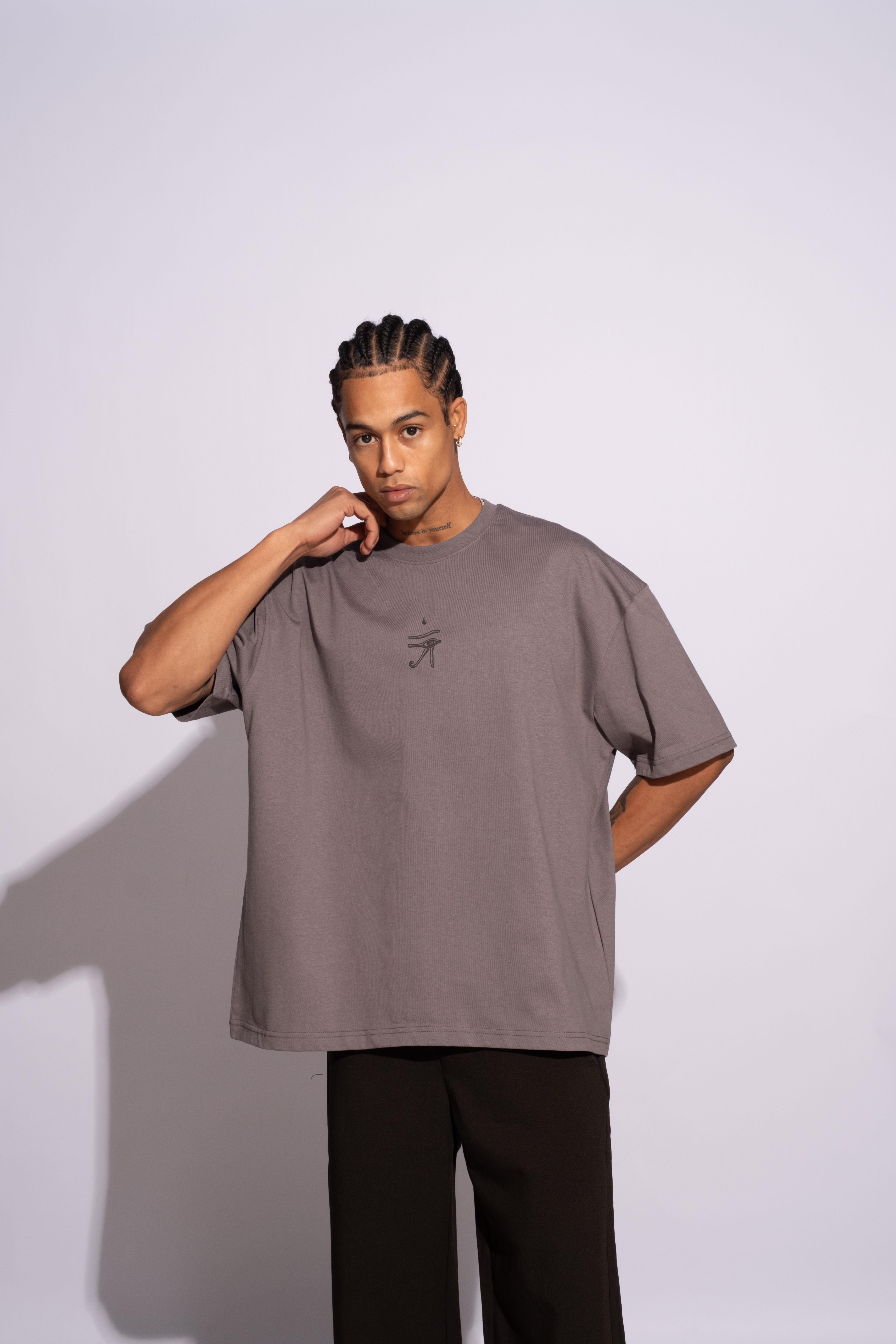 Erkek Oversize Ra Gri