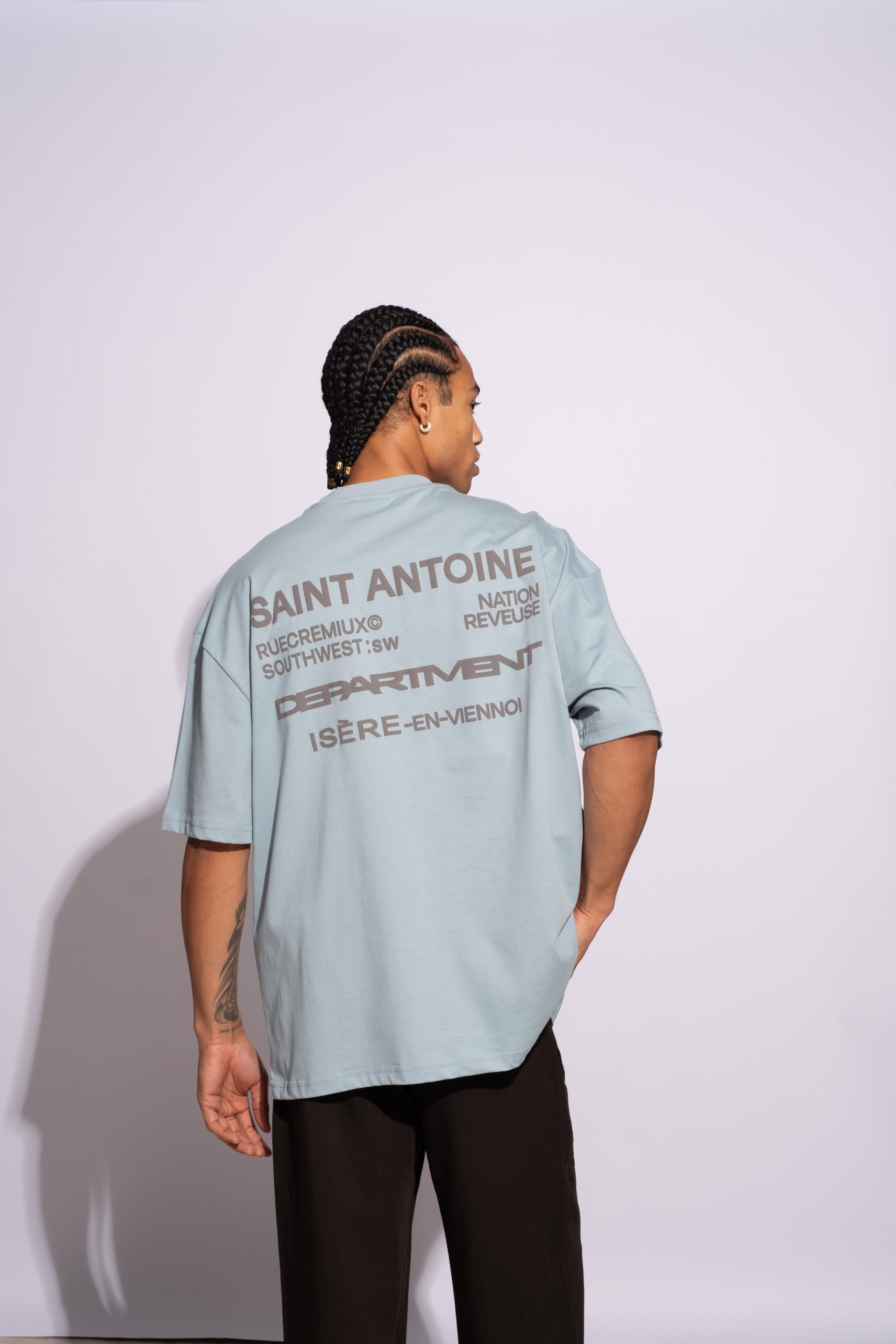 Erkek Oversize Saint Antoinne Mavi