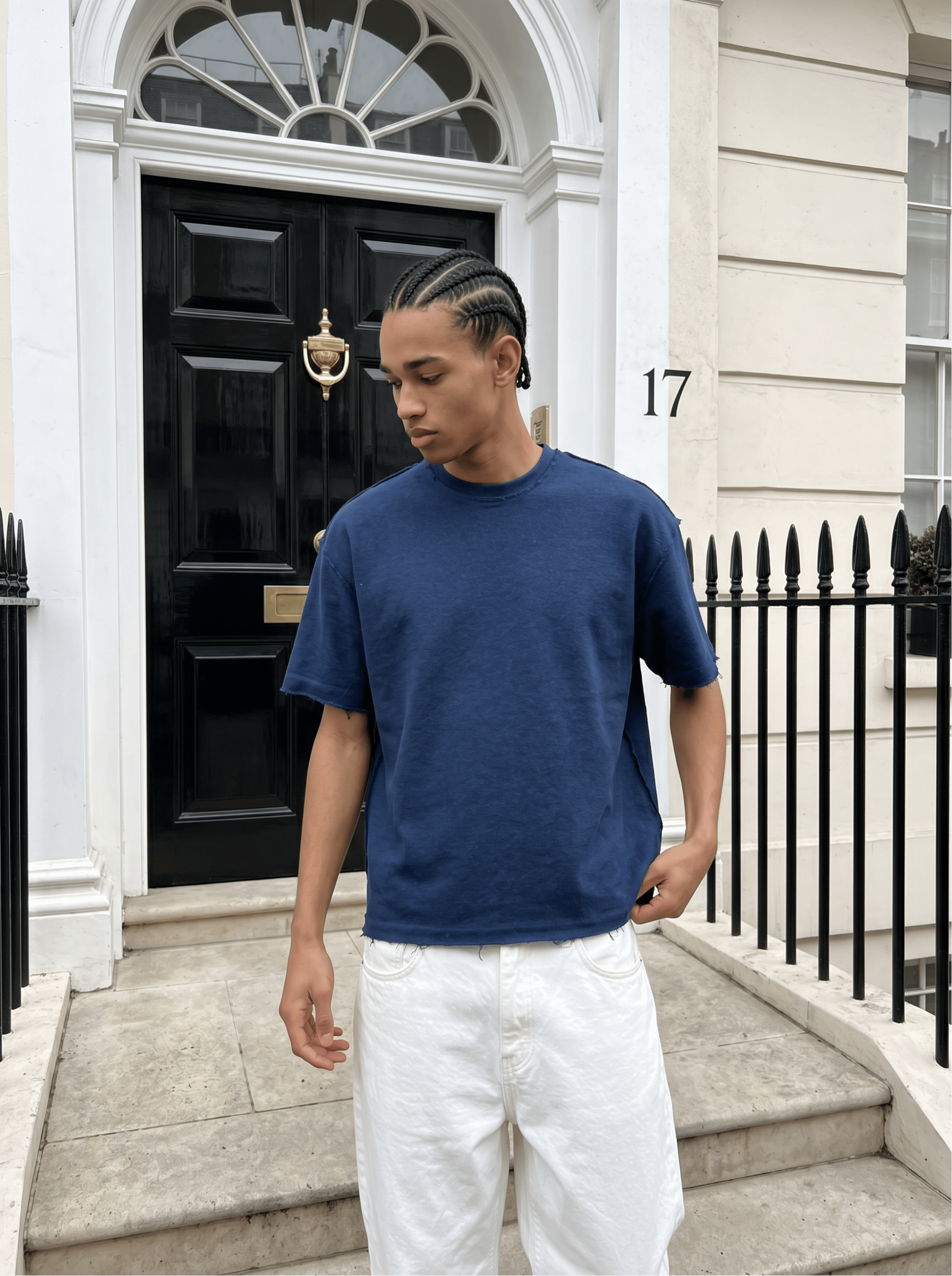 Oversize Bisiklet Yaka T-Shirt