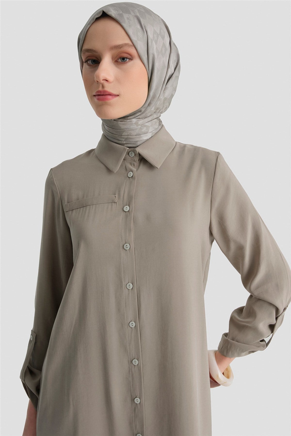 Tunik Elbise Vizon