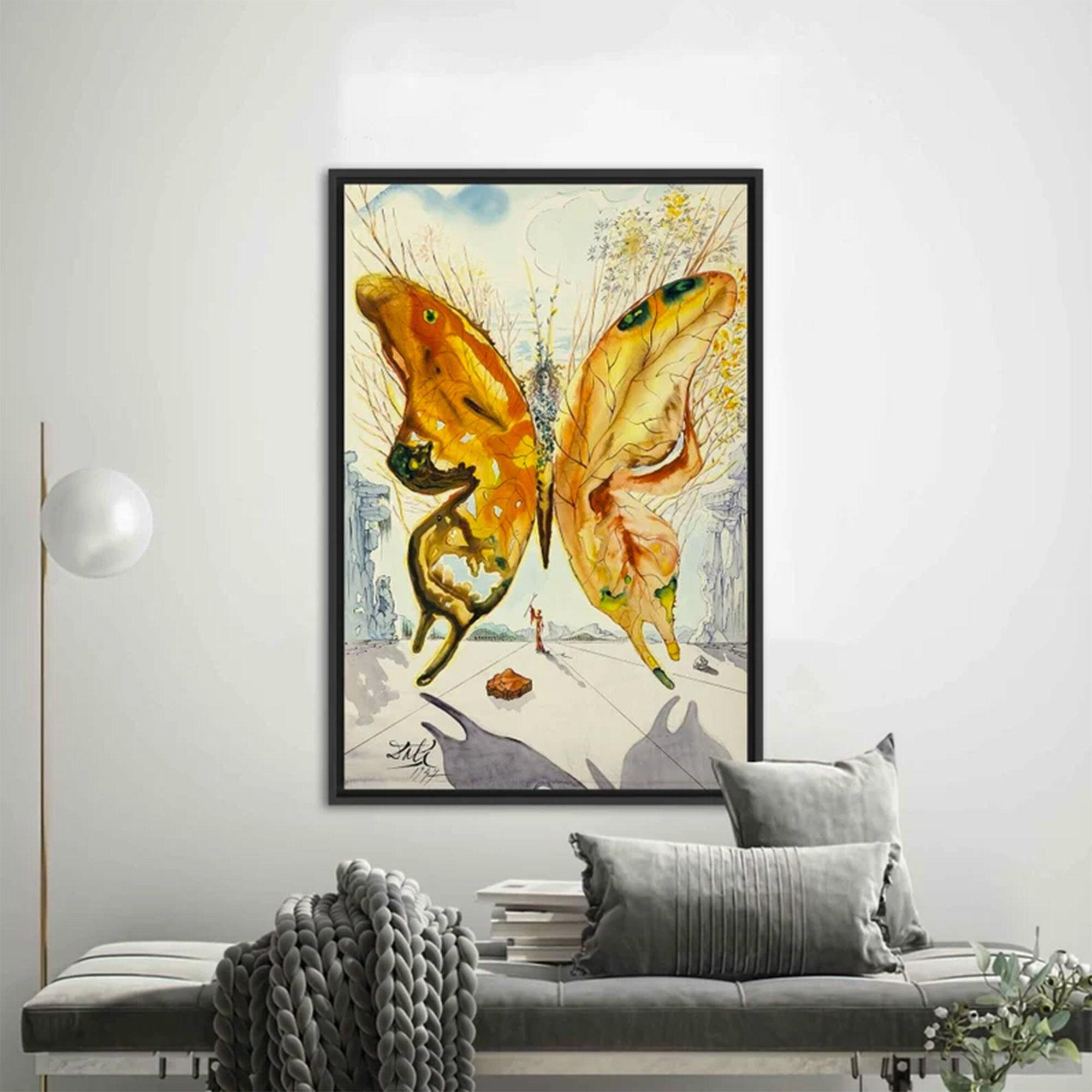 Salvador Dali Venüs Kelebeği, Venüs Posteri, Dali'nin Kelebekleri Kanvas Sanatı, 1947 Sergi Posteri