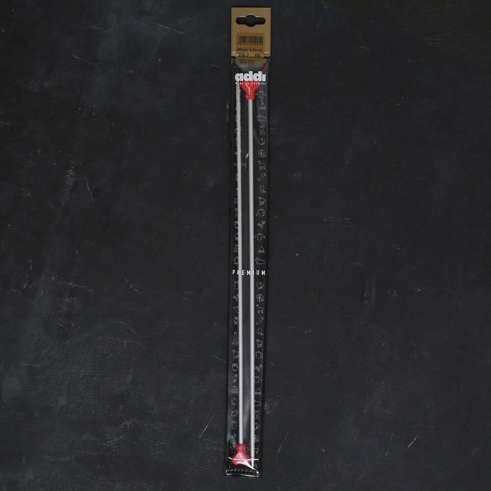 ADDI KALPLİ 4,5MM 40CM KLASİK ALÜMİNYUM ÖRGÜ ŞİŞİ
