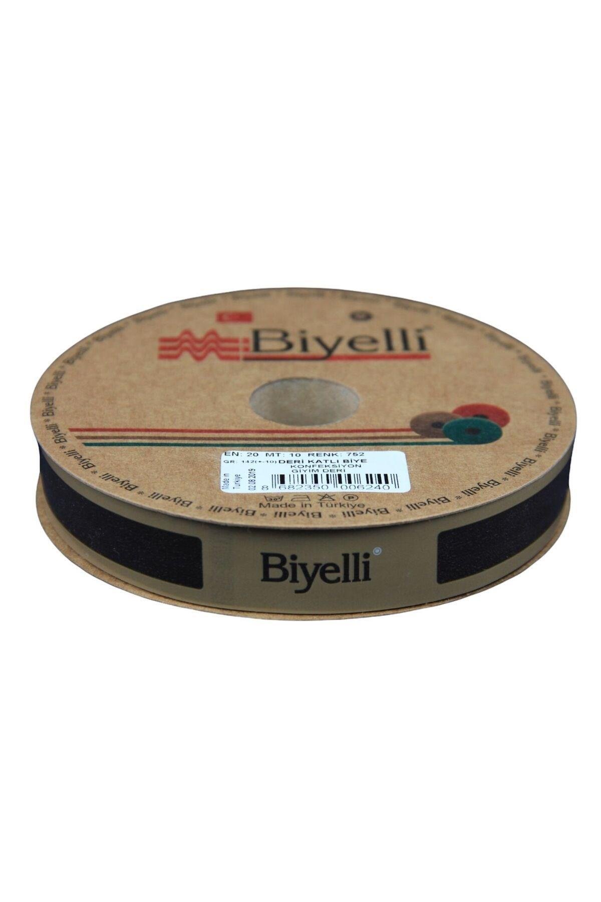 Biye Deri Katlı 752 Kahverengi 2 cm 25 Metre %100 Polyester