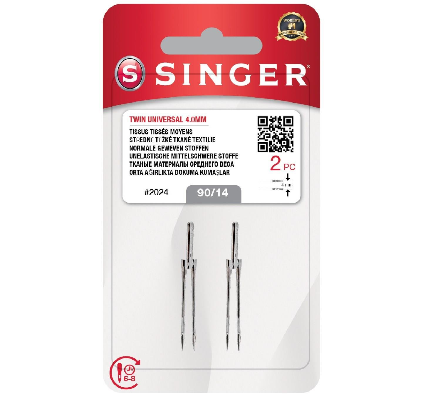 Çift İğne 4Mm. (2'Li Blister/14 No.)