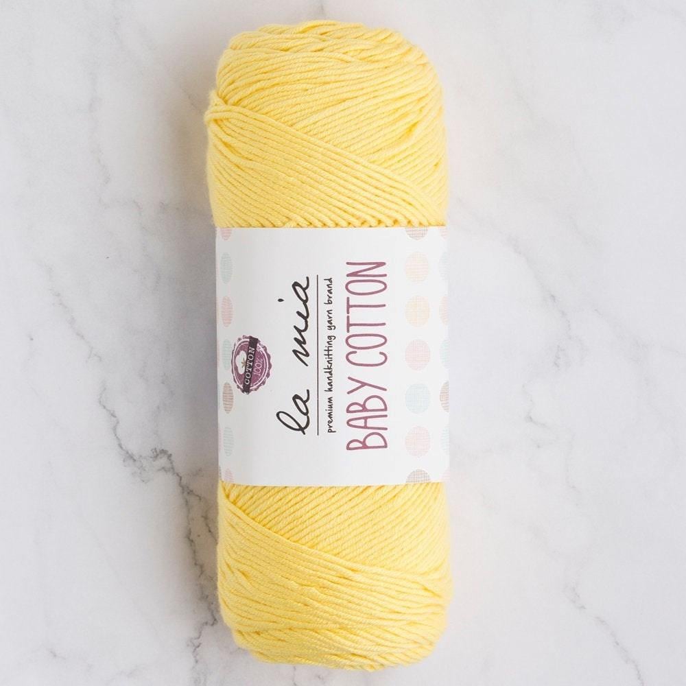 La Mia Baby Cotton Sarı El Örgü İpi - L043 - 33646