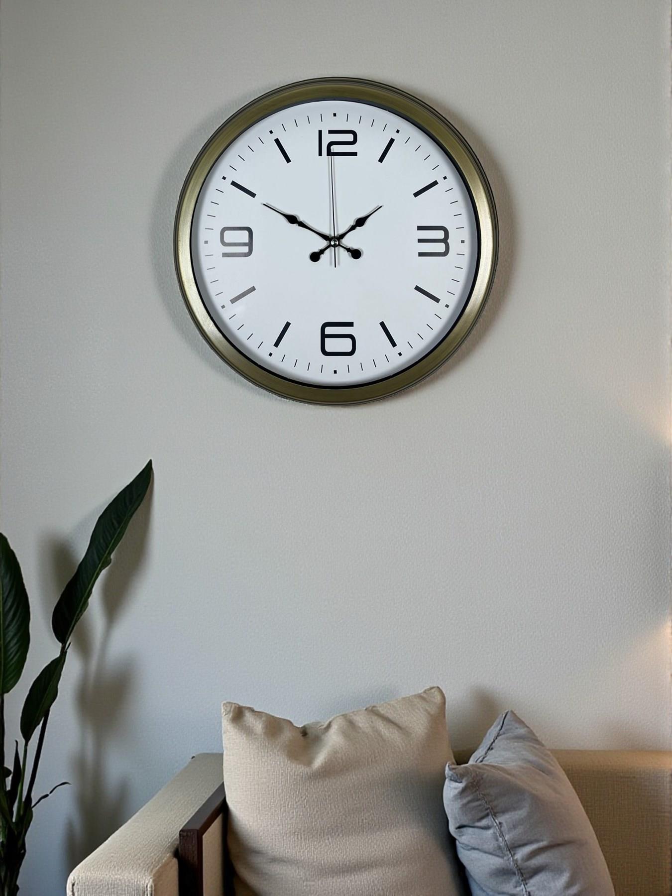 Zentime 40 Cm Eskitme Vintage Duvar Saati