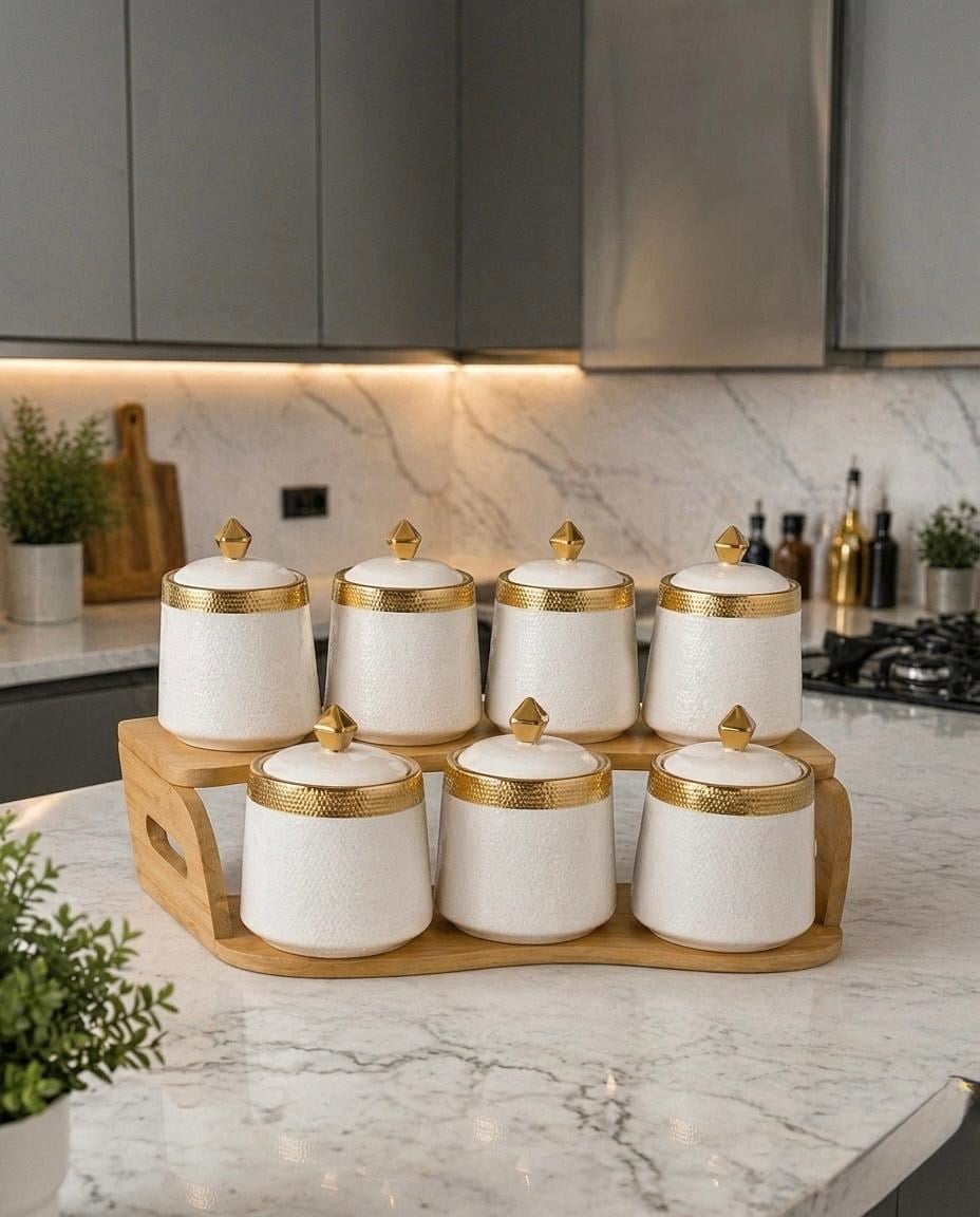 PAÇİ TALİYA PORSELEN KAVANOZ SETİ