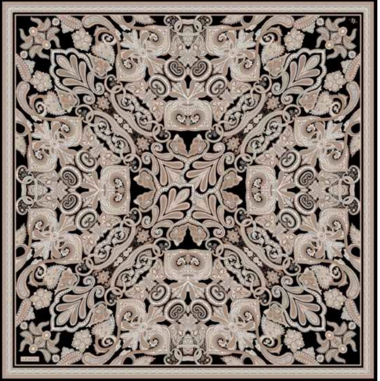 Armine 9421 Eşarp  - SİYAH