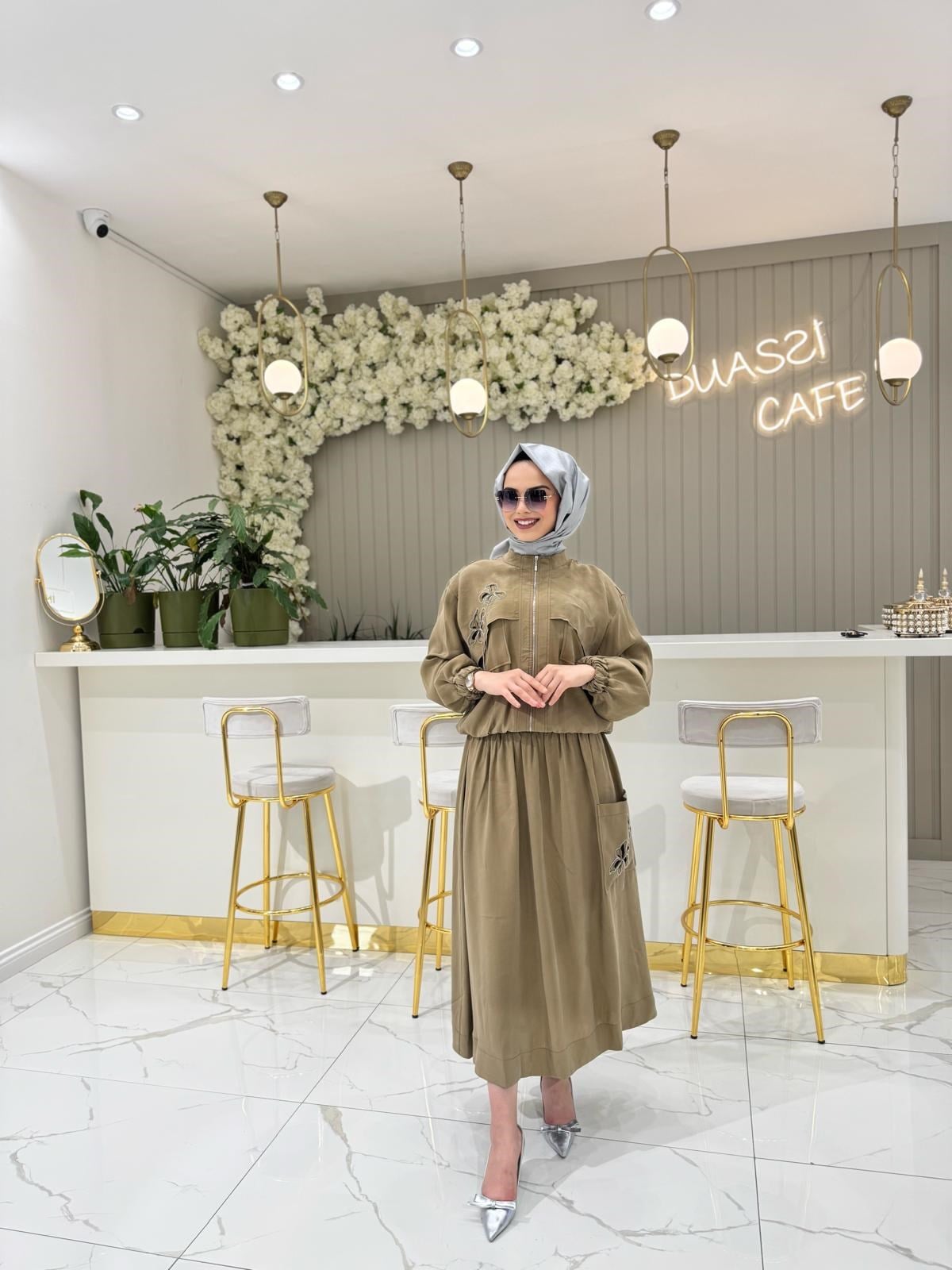 Clande 4008 Tunik  - VİZON