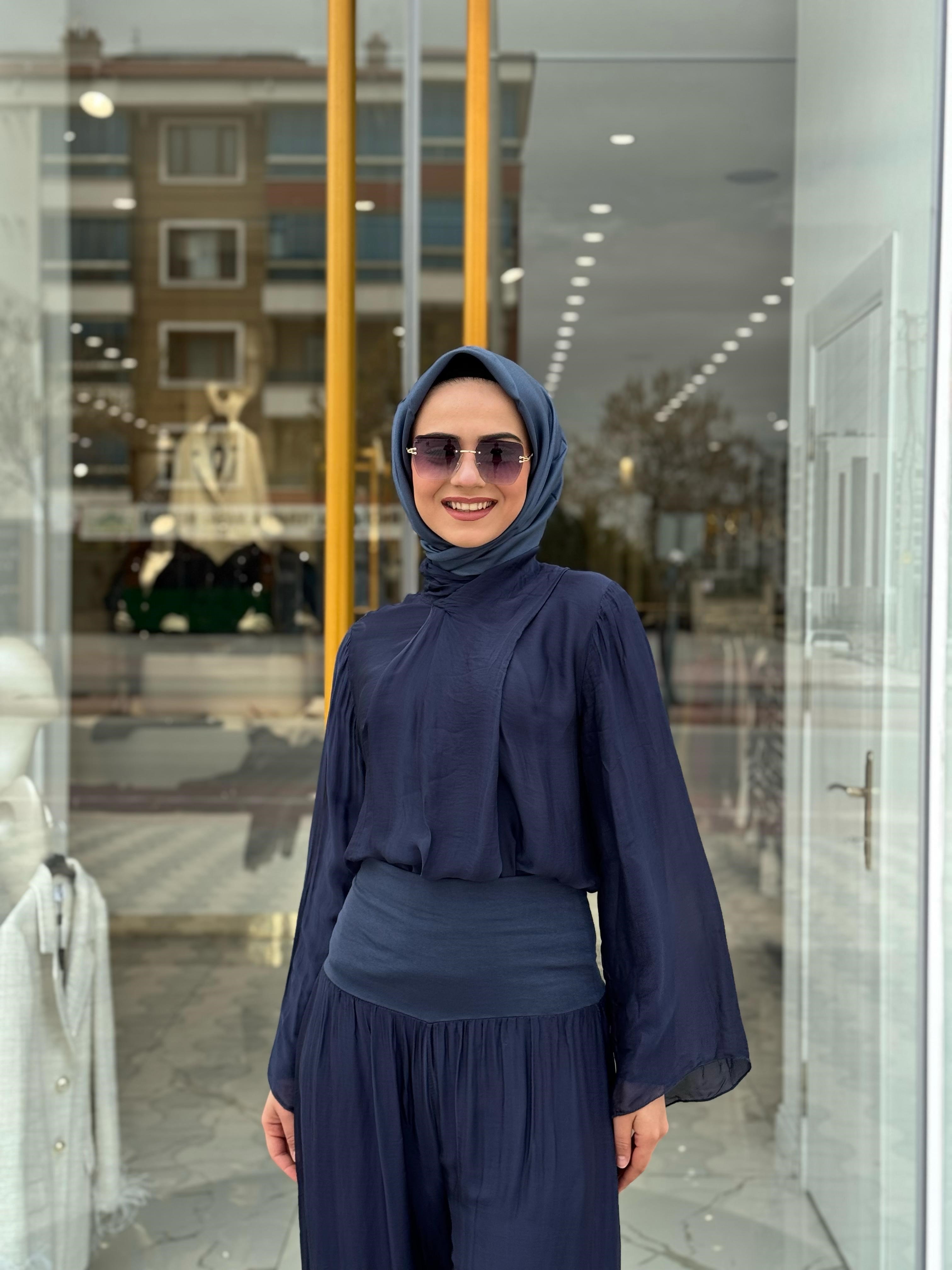 Daphne Kruvaze Takım 3009-L - LACİVERT