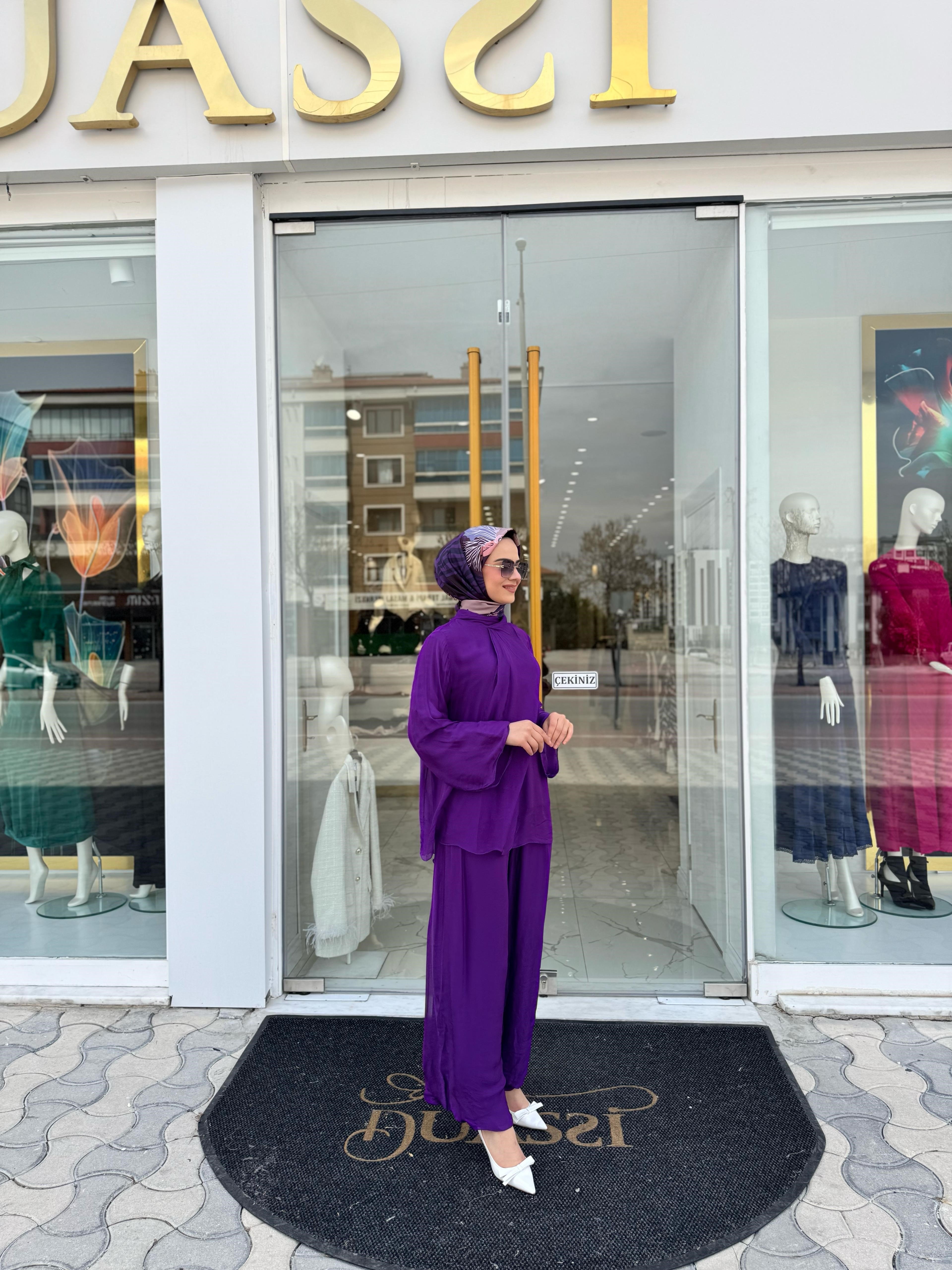 Daphne Kruvaze Takım 3009-M - MOR