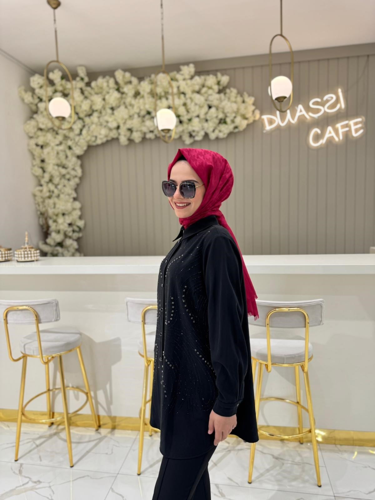 Fuat Gürşen 4308 Tunik  - SİYAH