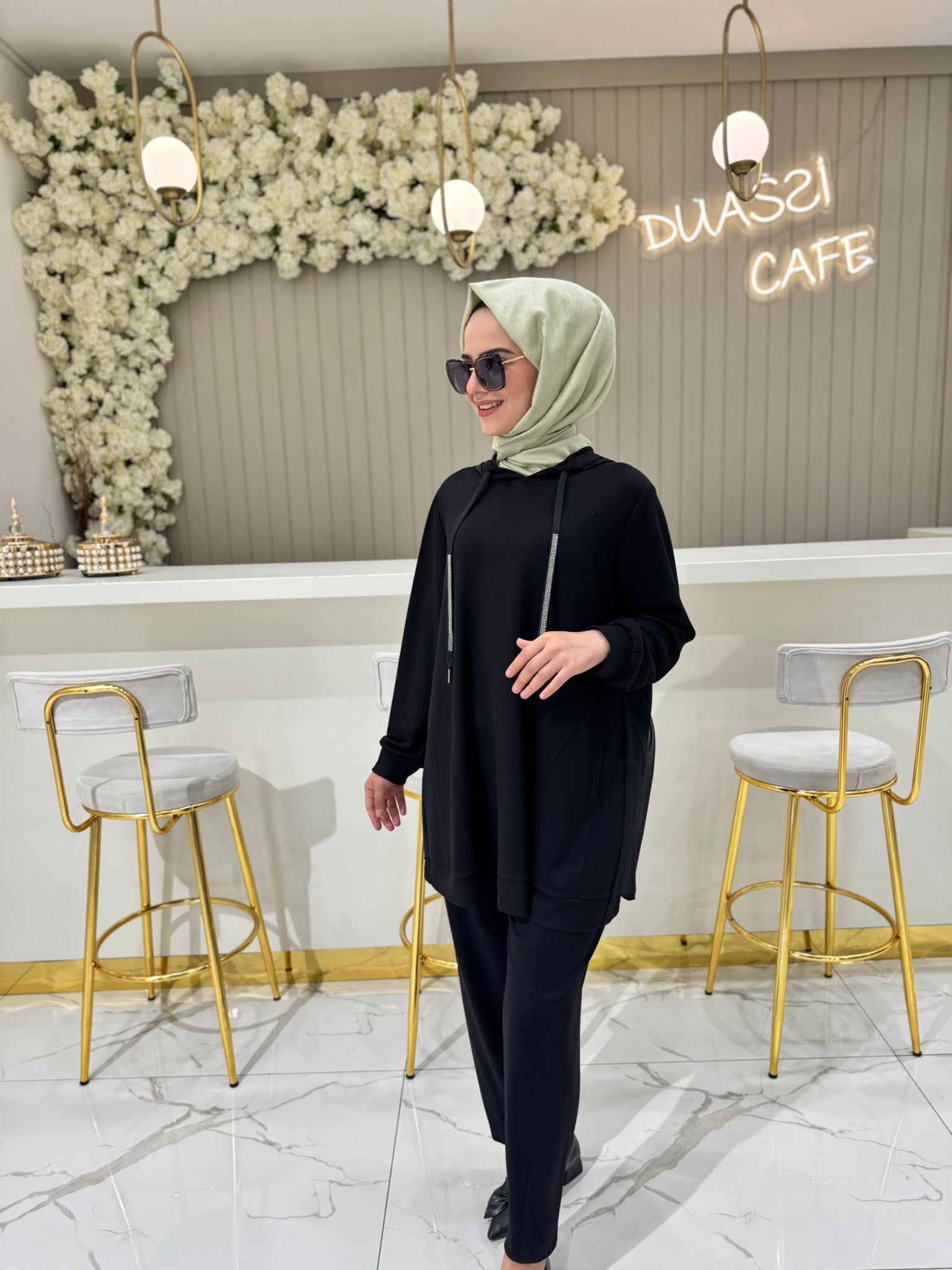 Fuat Gürşen 4313 Tunik  - SİYAH