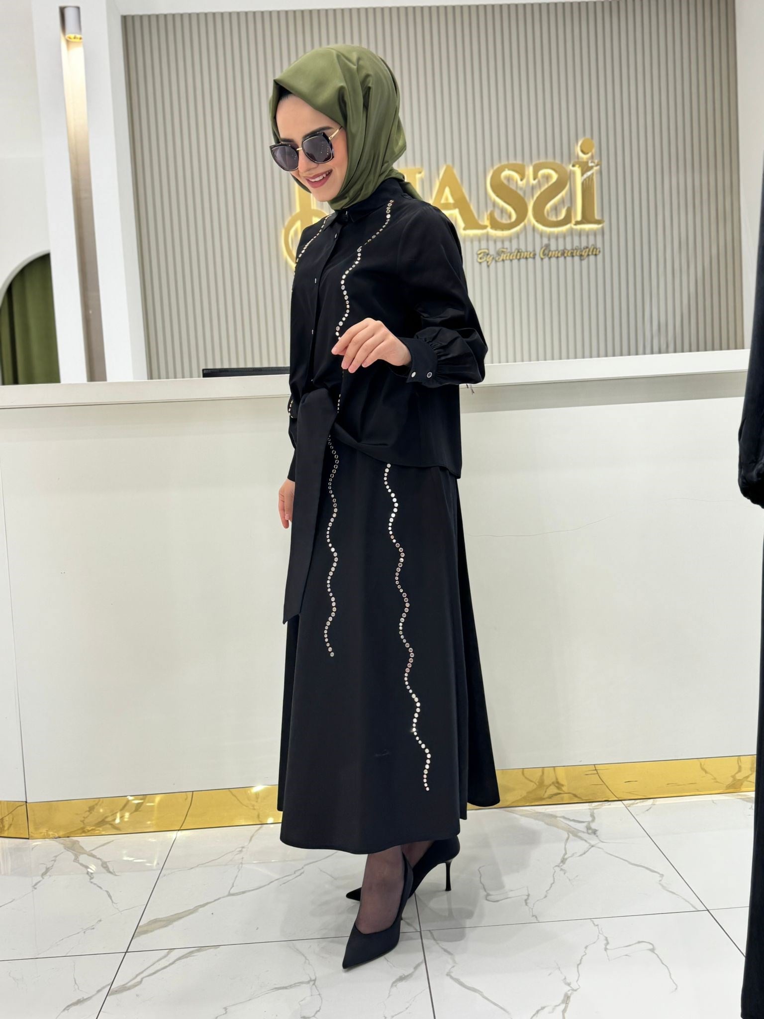 Ghisa 4125 Takım  - Siyah