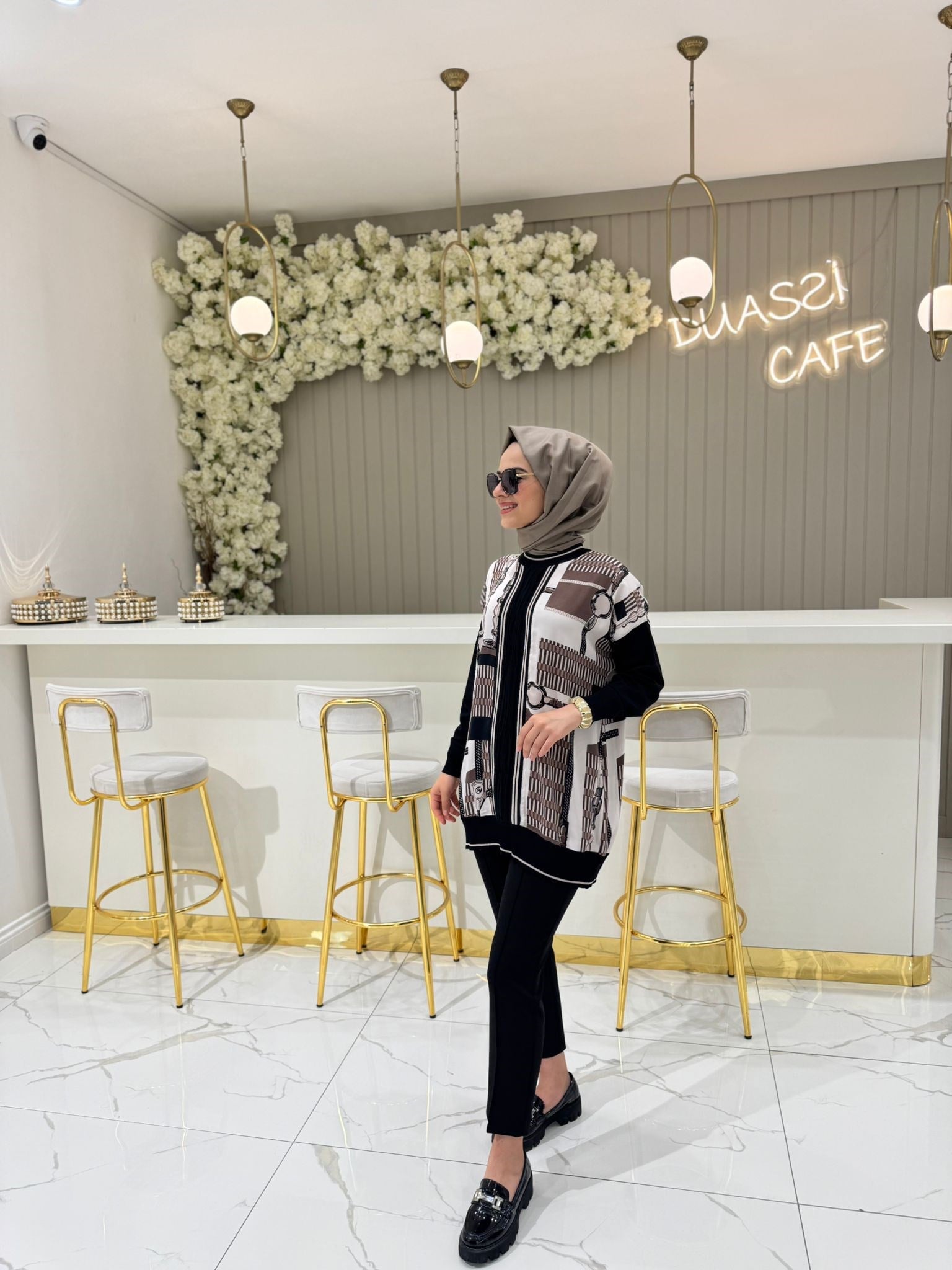 Ghisa 4148 Tunik  - KAHVE