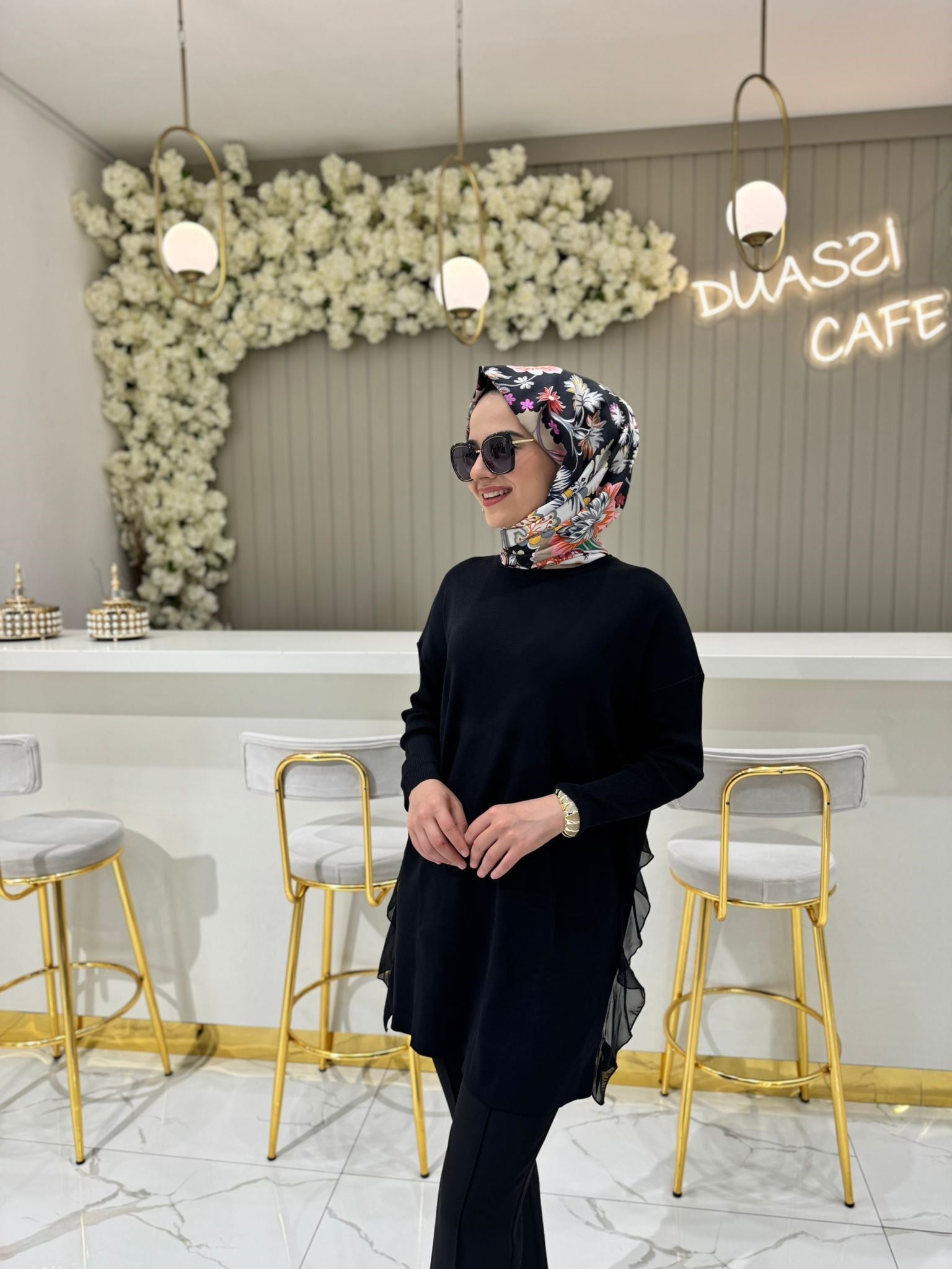 Ghisa 4689 Tunik  - SİYAH