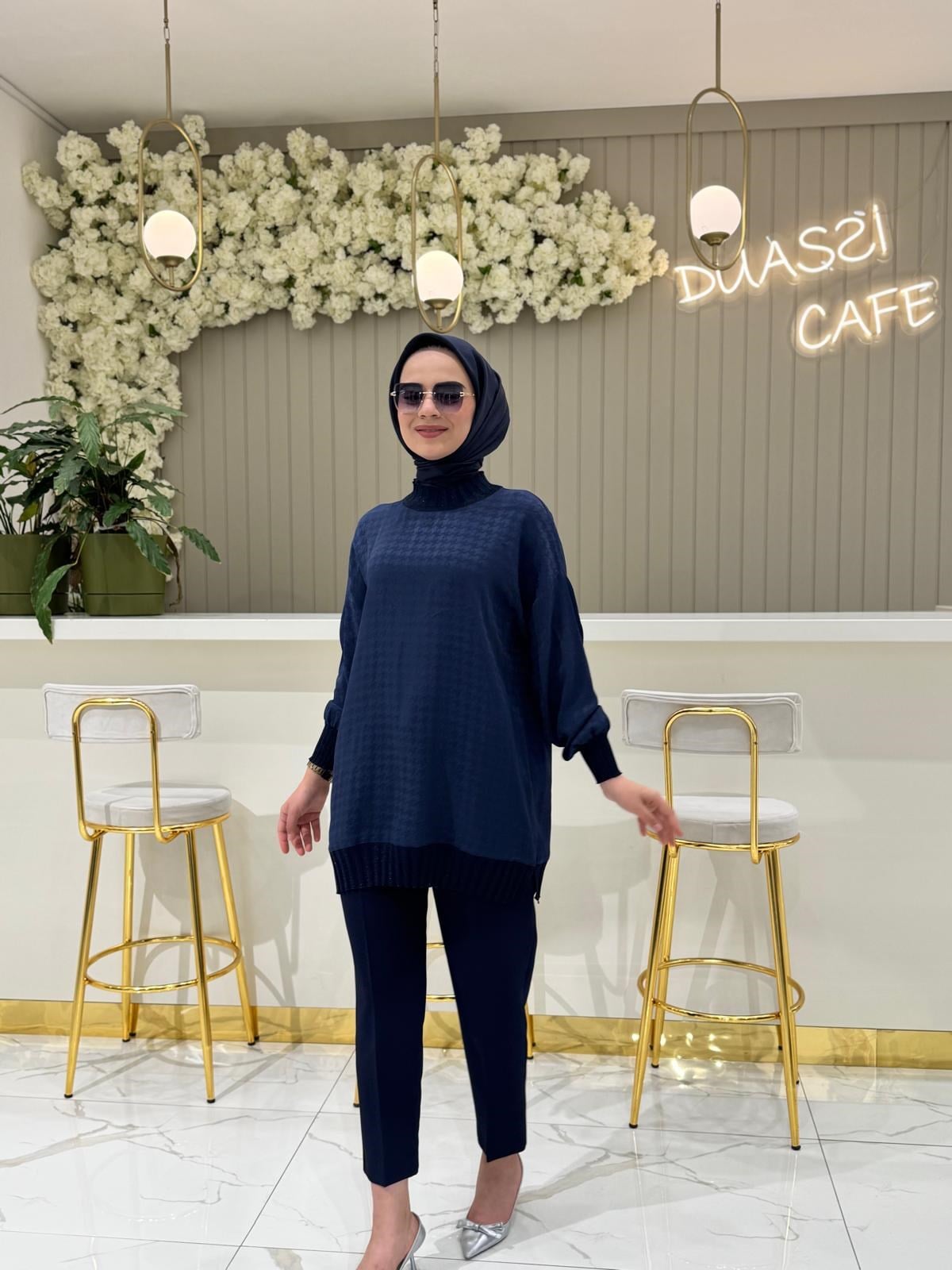 Ghisa 4887 Tunik  - LACİVERT