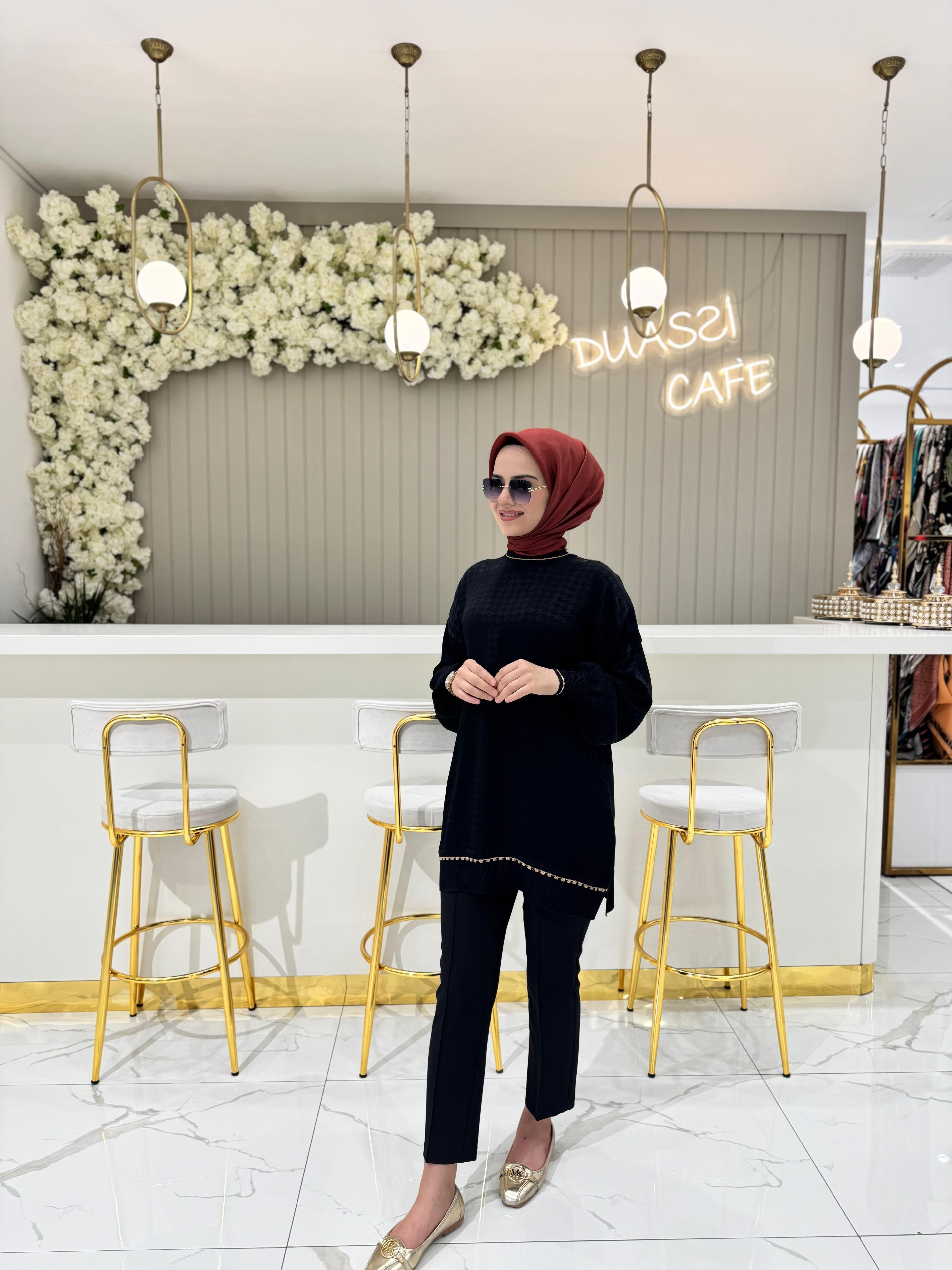 Ghisa 4900 Tunik  - SİYAH