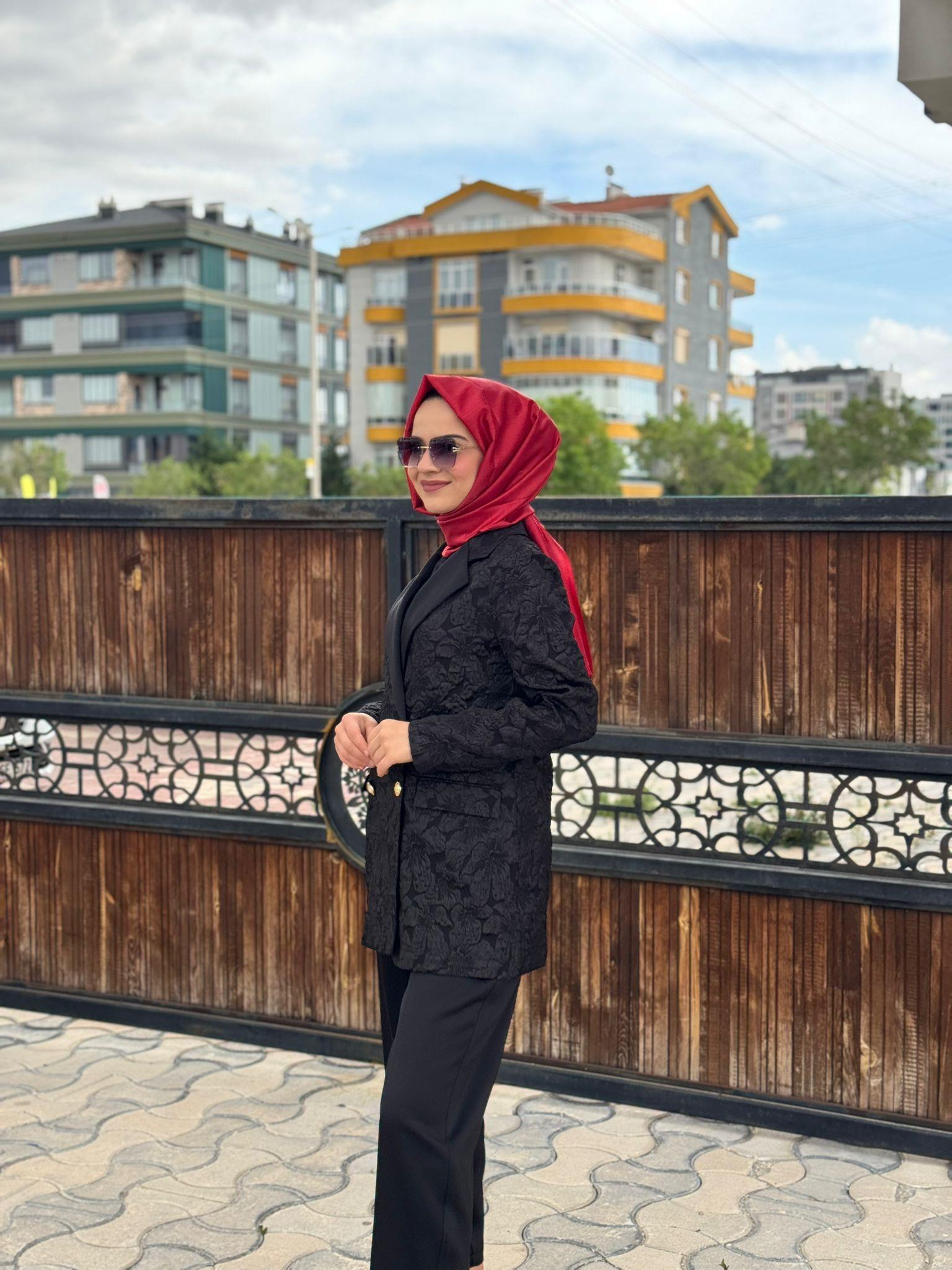 Ghisa Blazer Takım 3110 - SİYAH