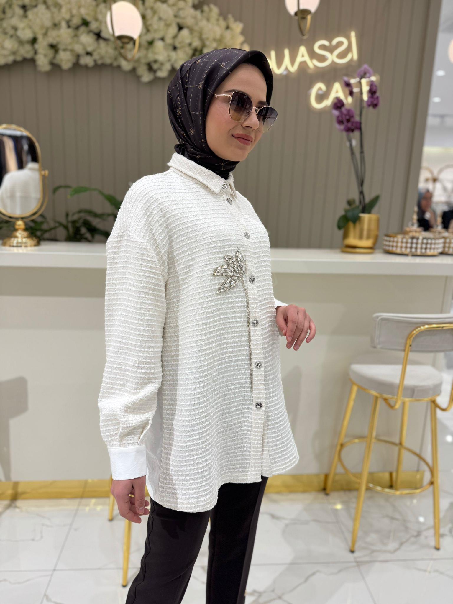 Ghisa Gömlek 4833 - EKRU