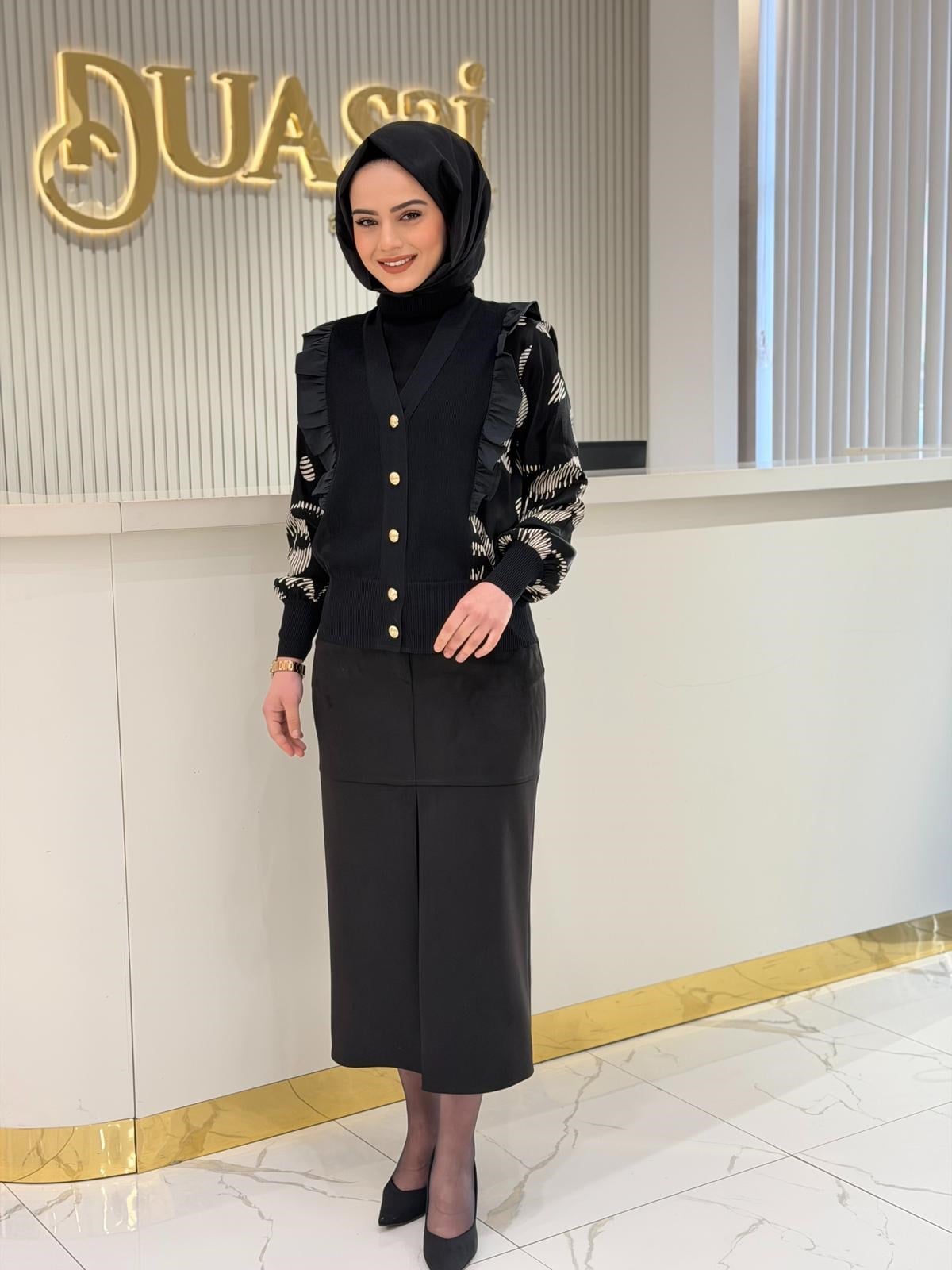 Ghisa Hırka  - SİYAH