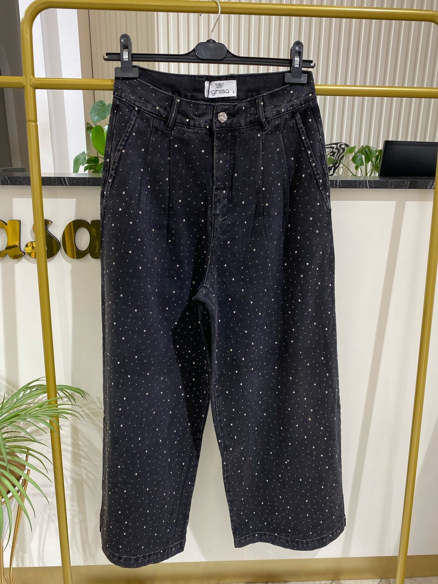 Ghisa Kot Pantolon 8702 - SİYAH