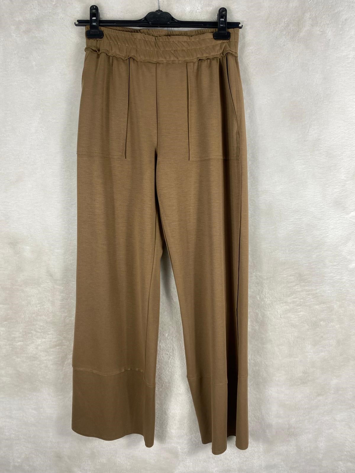 Ghisa Lastikli Pantolon 8039 - CAMEL