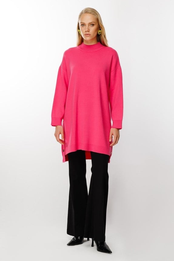 Ghisa Triko Tunik 4656 - fuşya