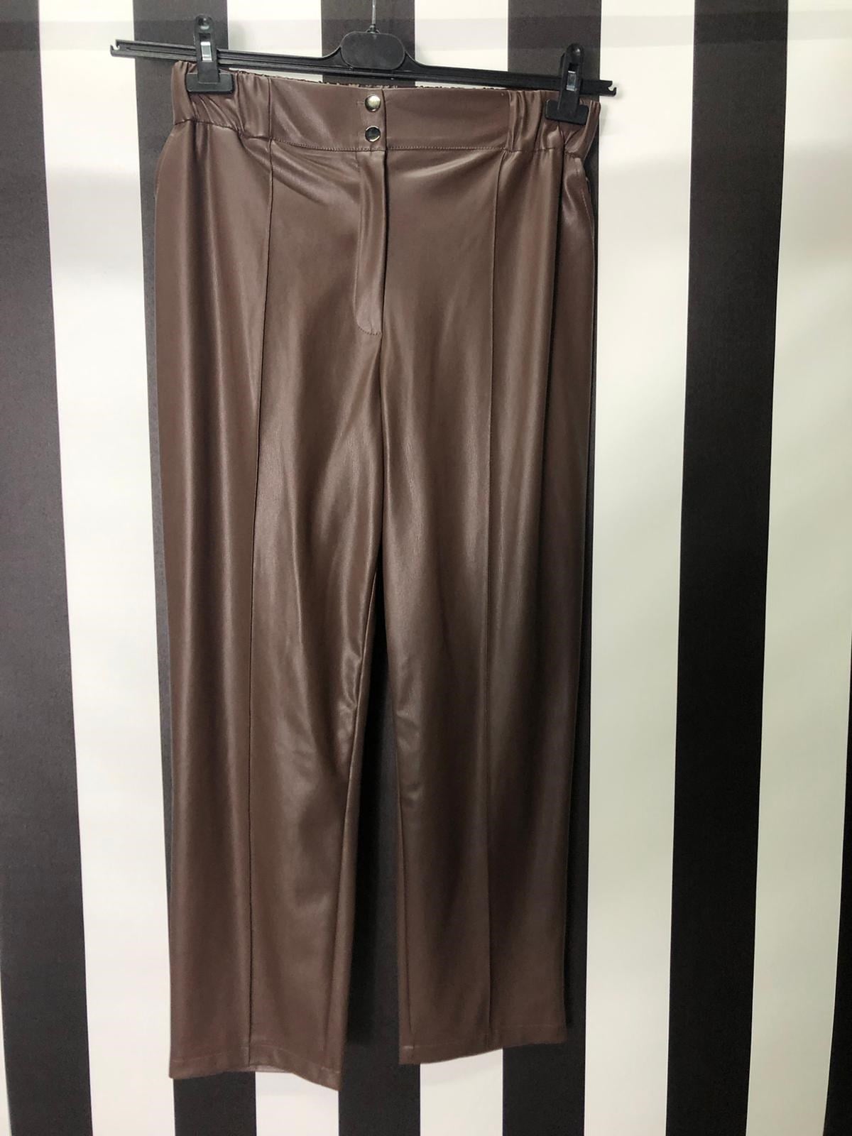 İki Düğmeli Pantolon 9418 - KAHVE