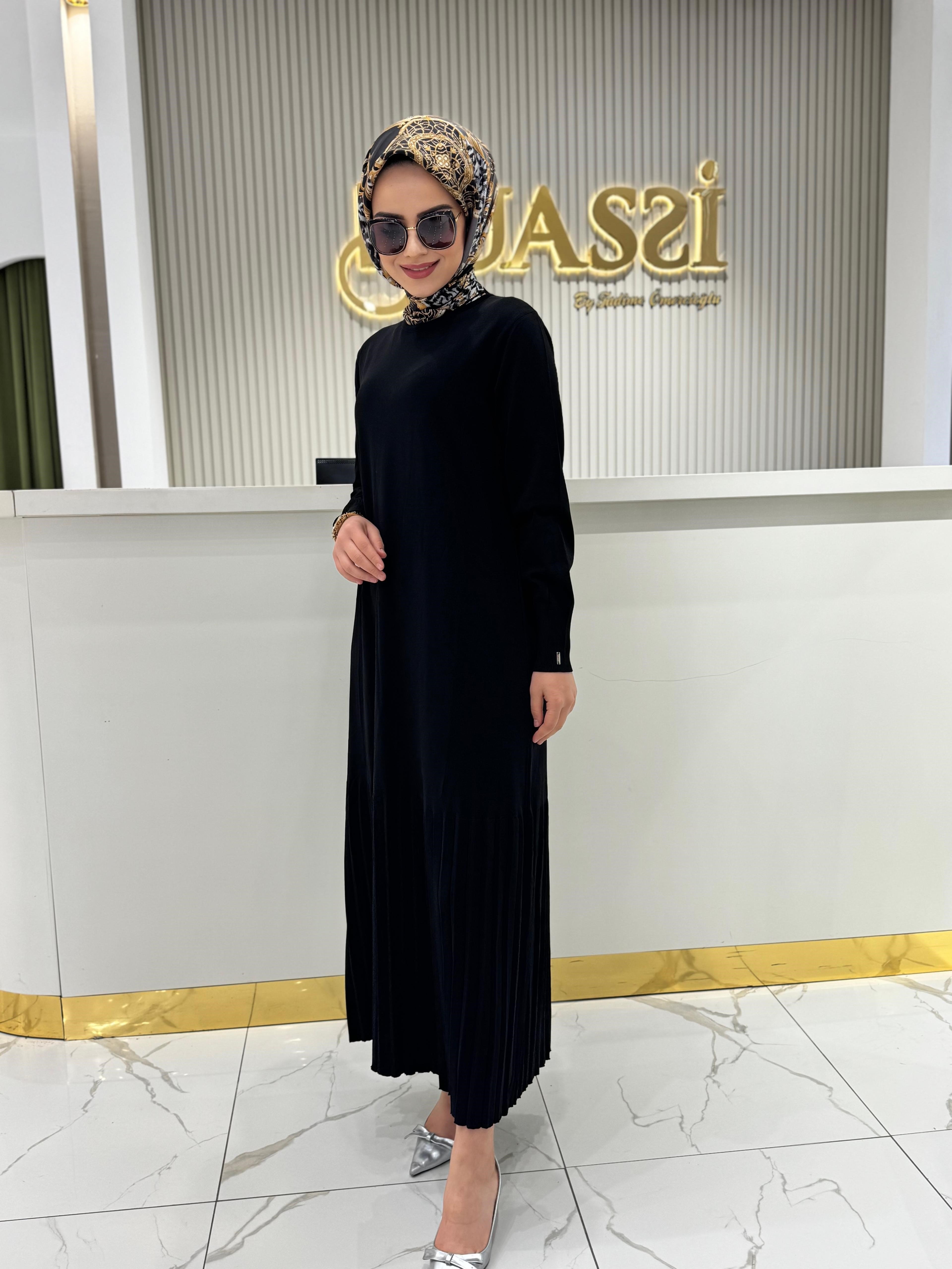 İnvee 7098 Elbise  - SİYAH