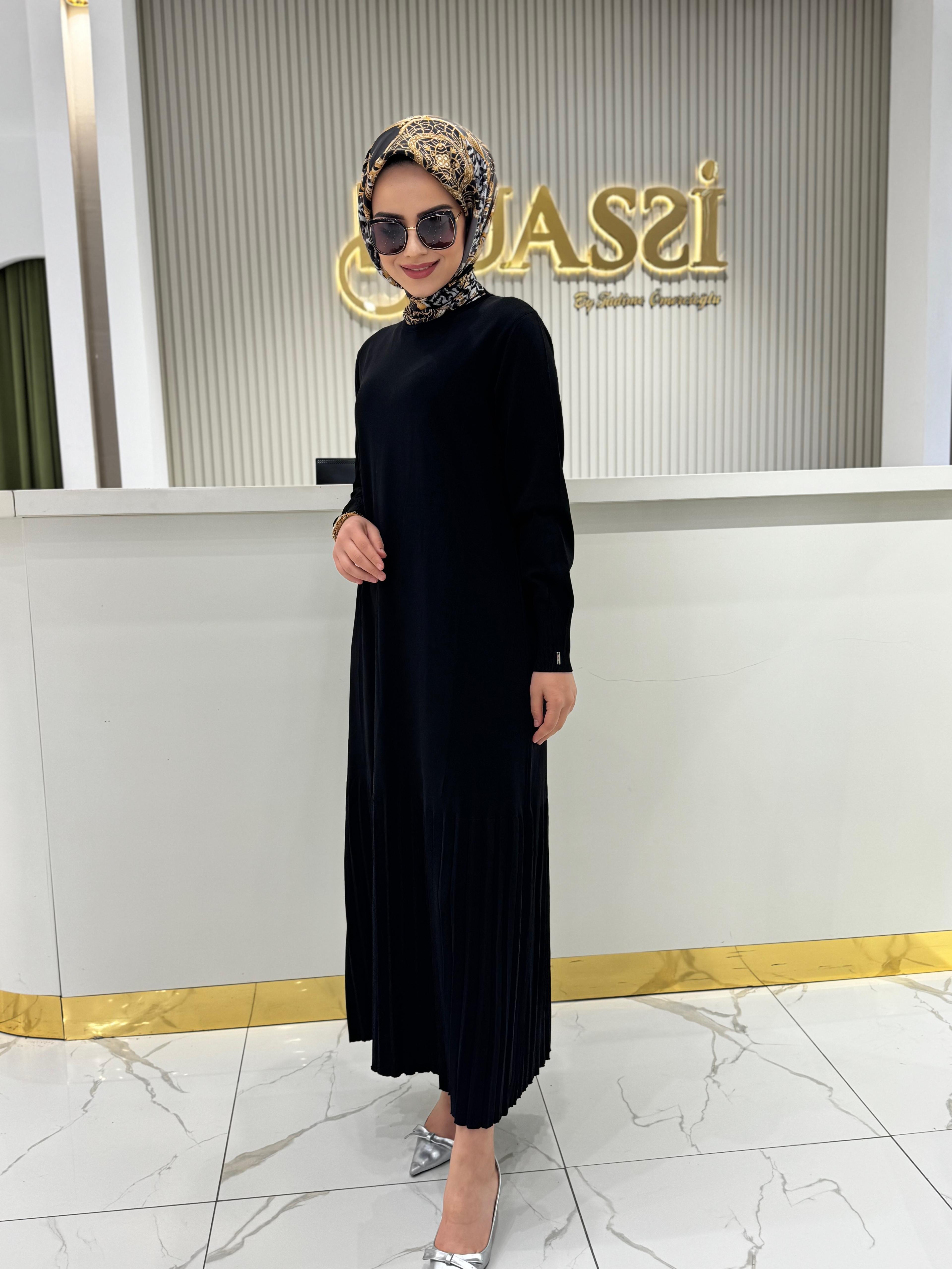 İnvee 7098 Elbise  - SİYAH