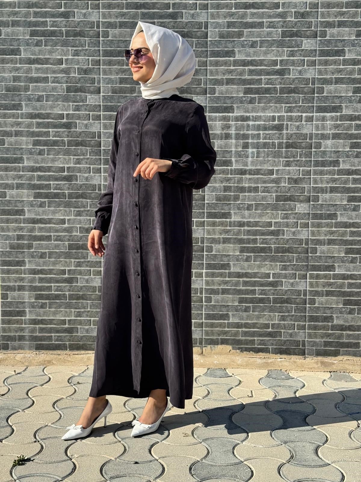 Lisa 5070 Elbise  - SİYAH