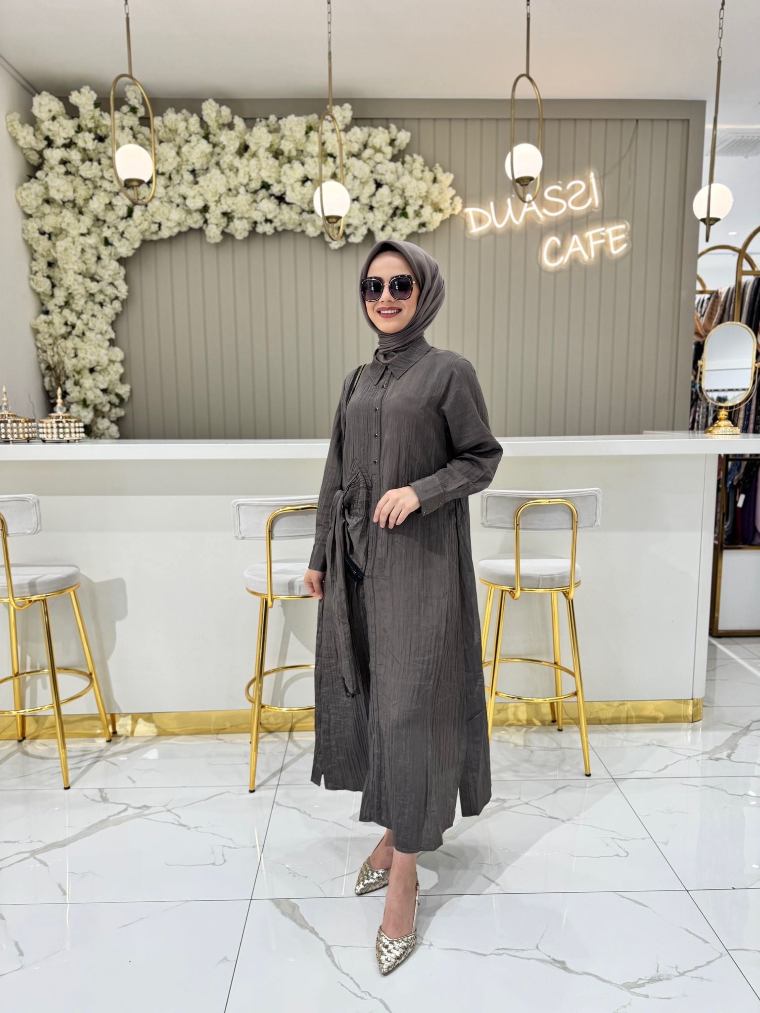 Lissmore 5660 Elbise  - KAHVE