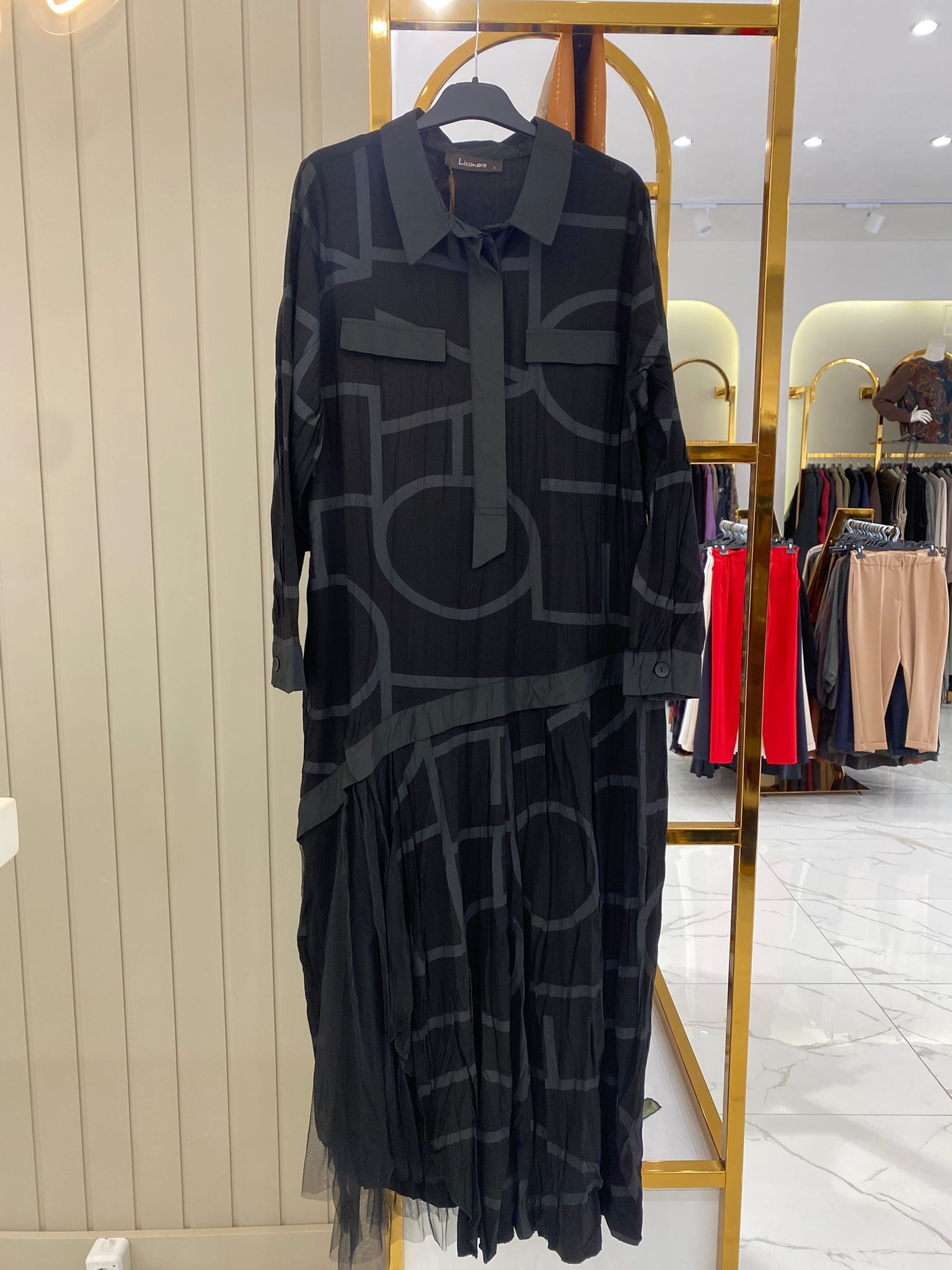 Lissmore 5902 Elbise  - SİYAH