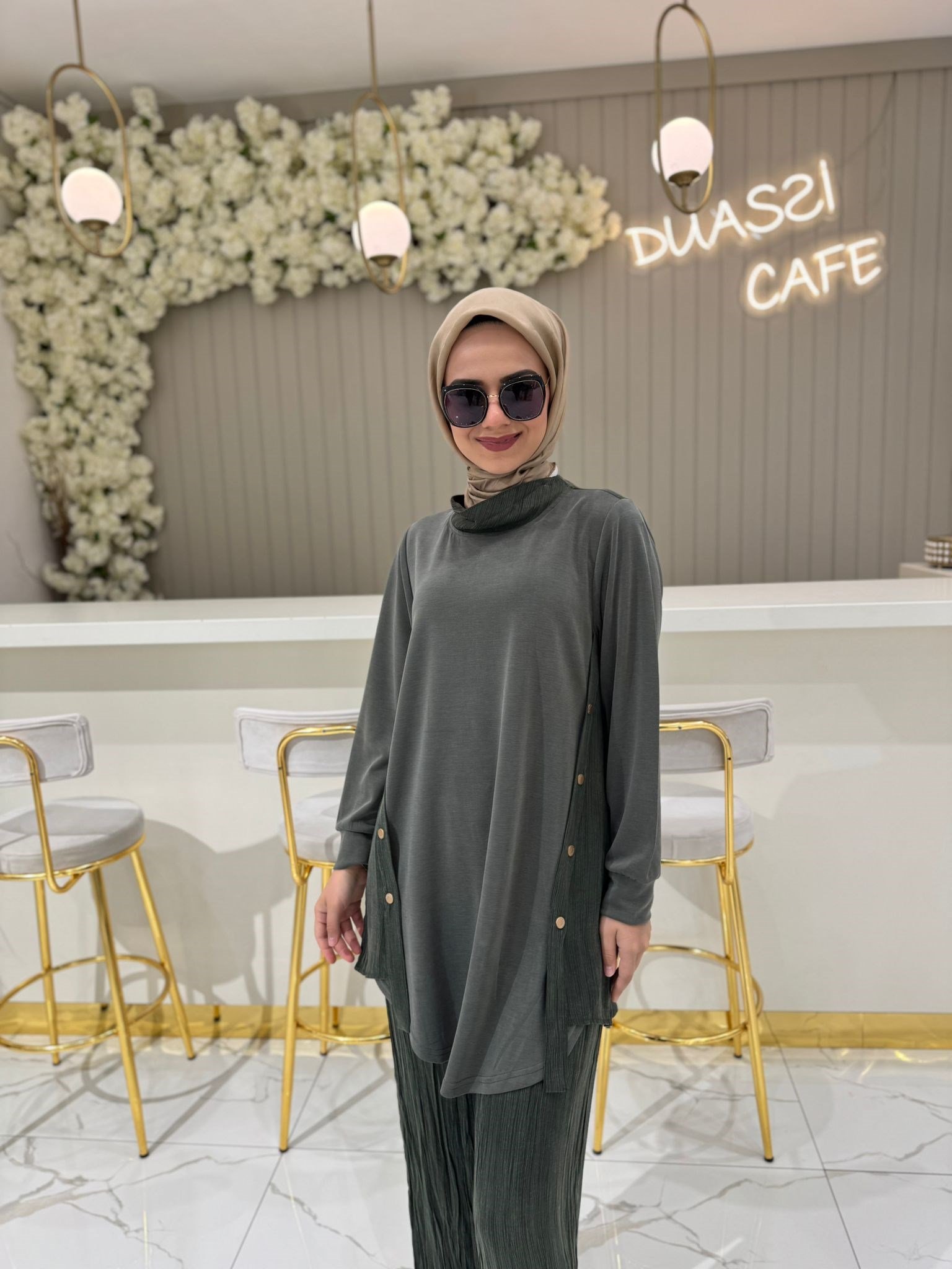 Lissmore 5972 Elbise  - HAKİ