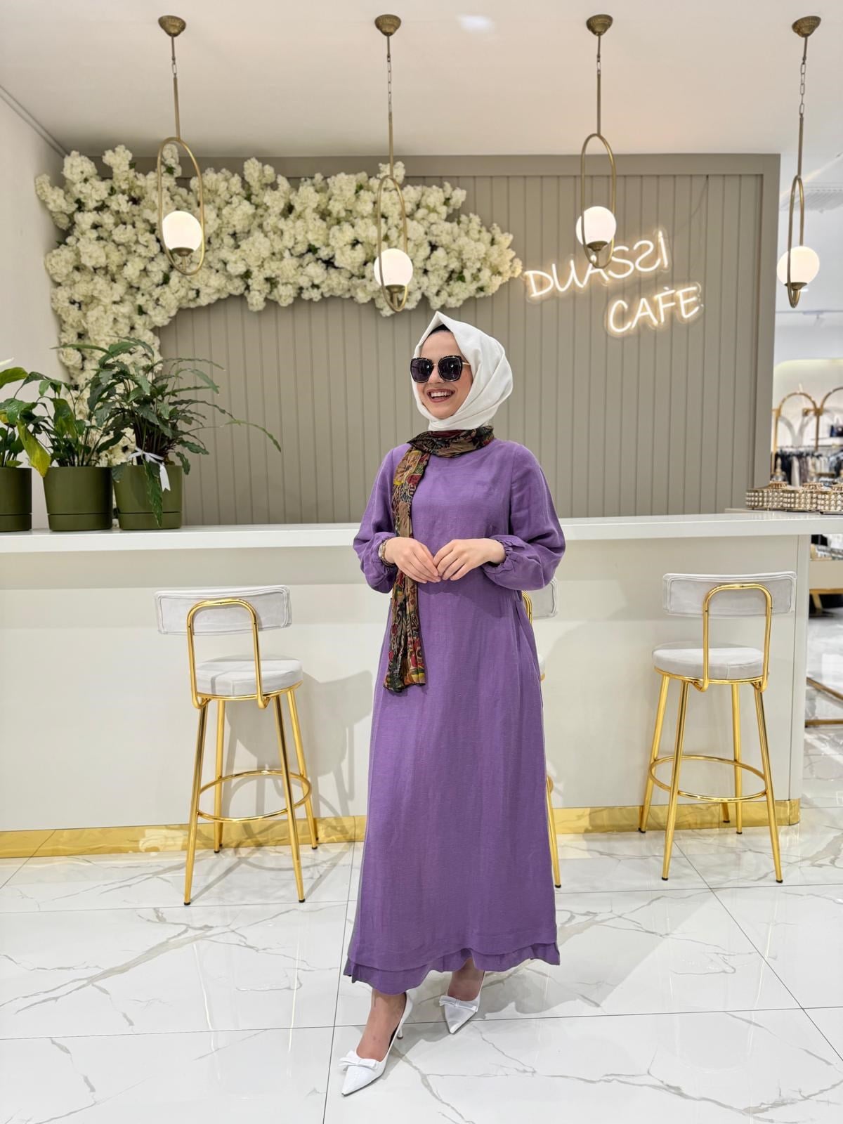 Misswhence 3135 Elbise  - lila