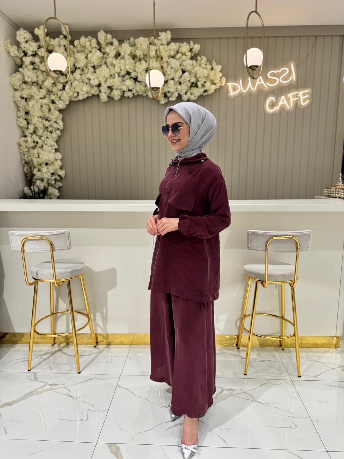 Misswhence 37007 Takım  - BORDO