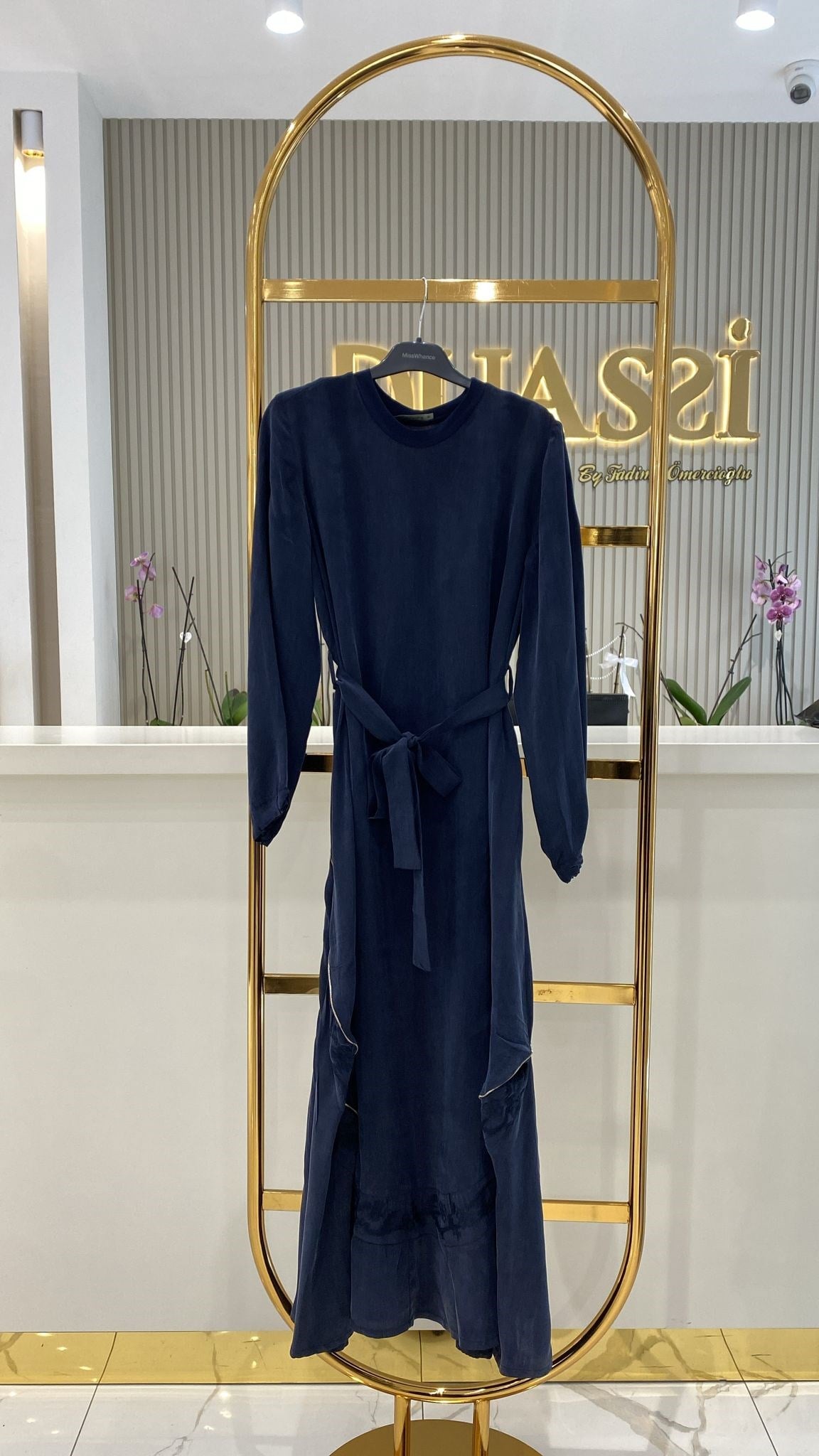 Misswhence Elbise 37800-L - LACİVERT