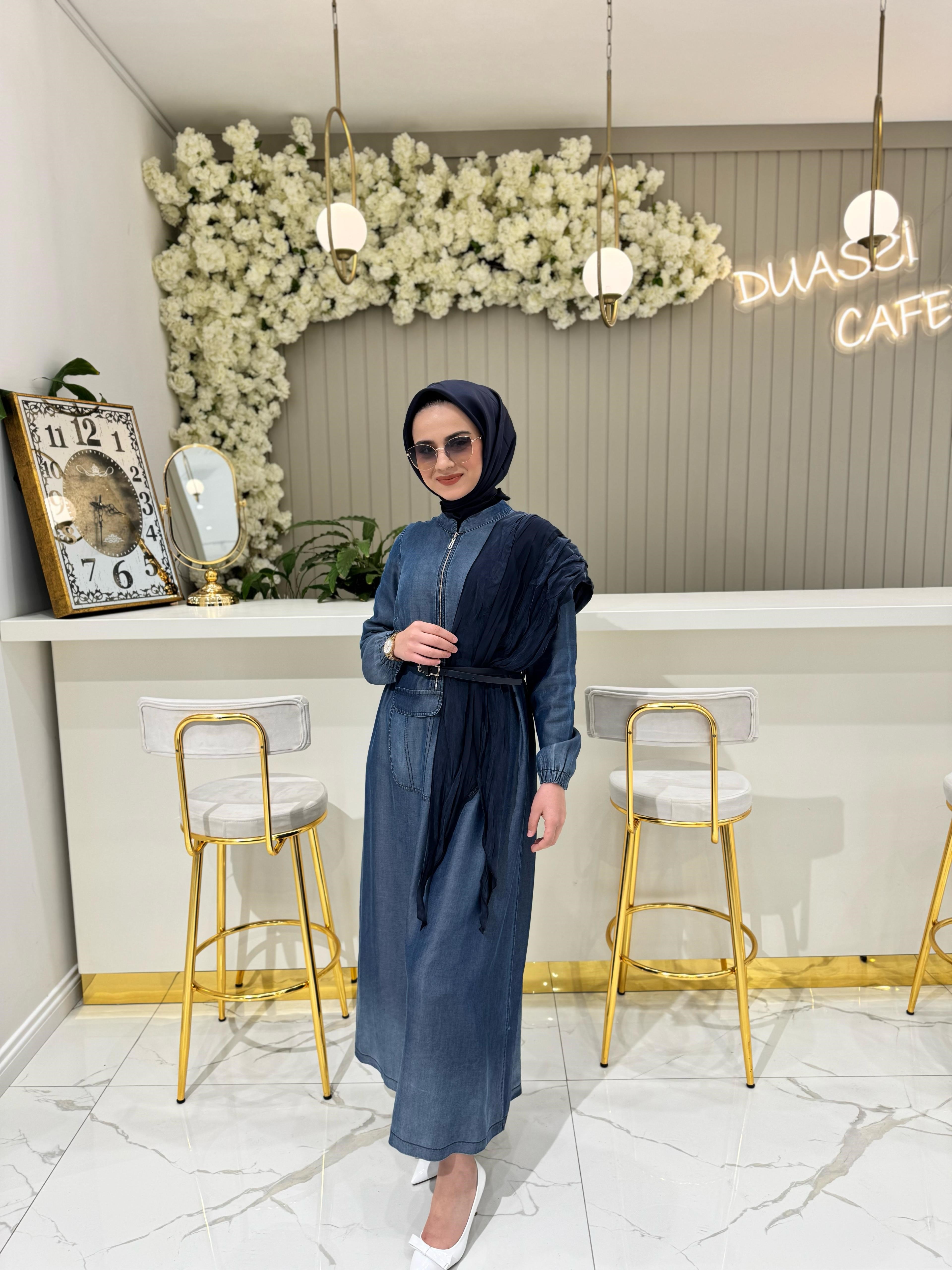 Misswhence Elbise 37804 - LACİVERT