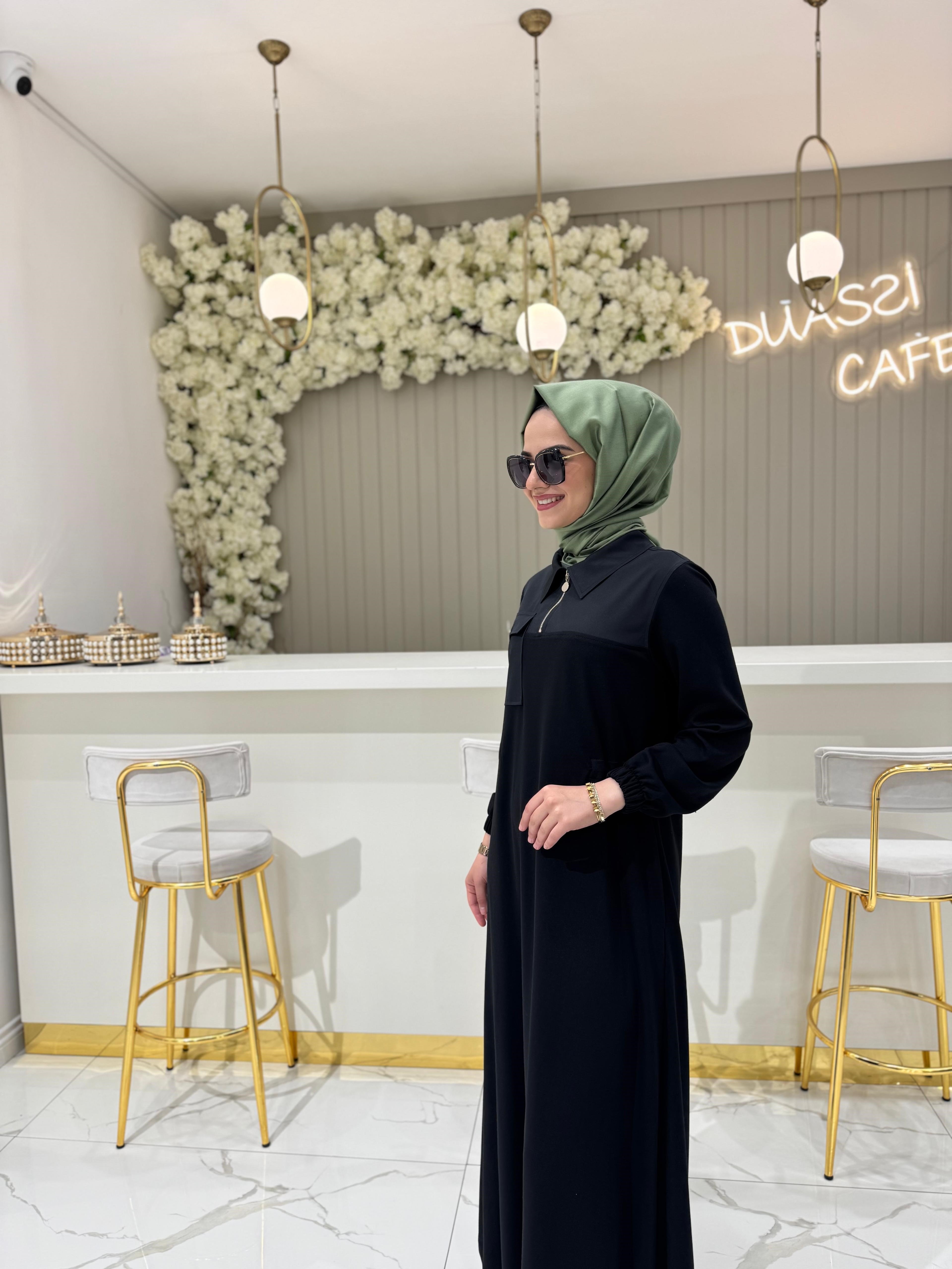 Müsemma Beniz Elbise  - SİYAH