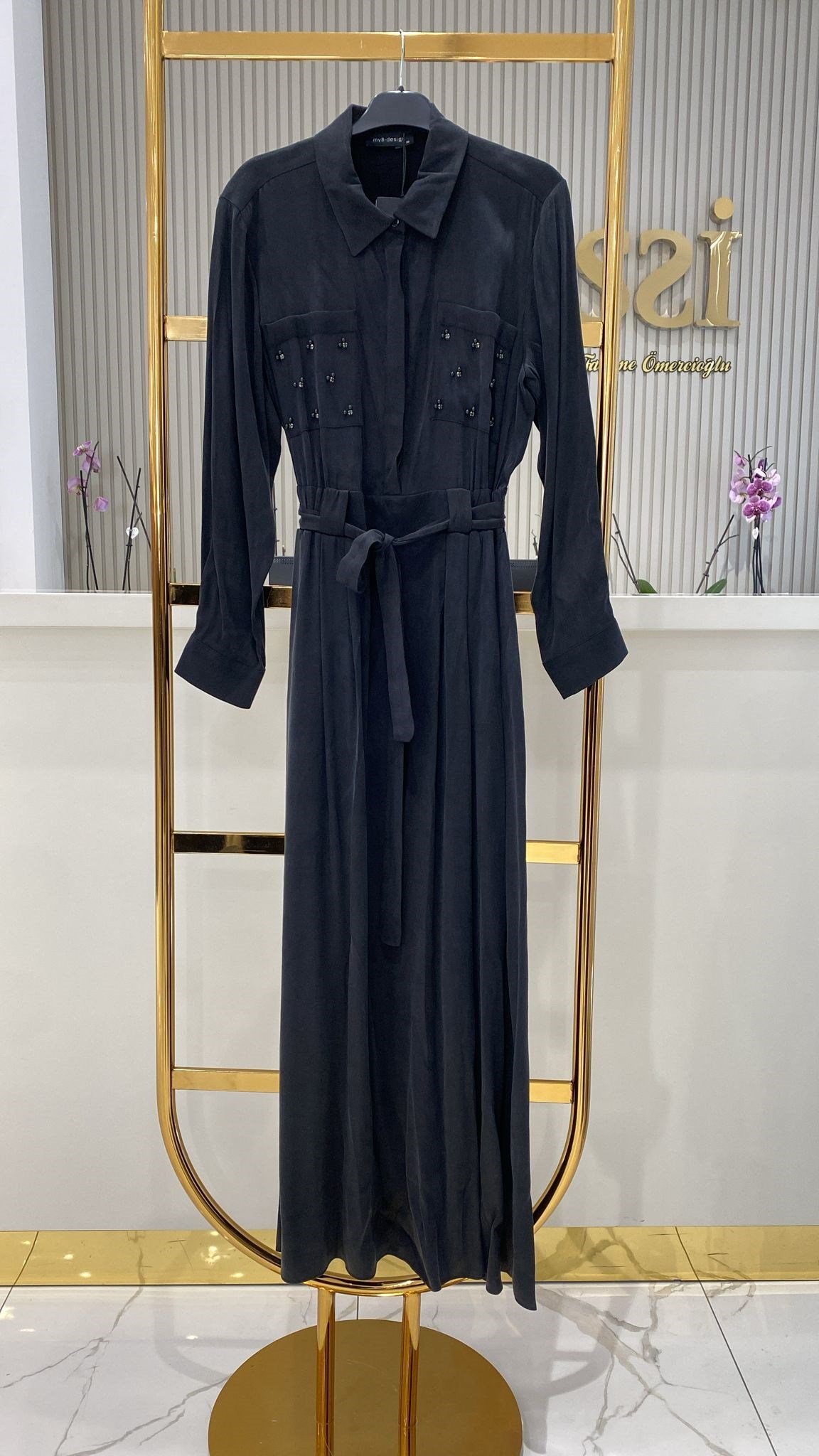 My8 Design Elbise 5006 - SİYAH