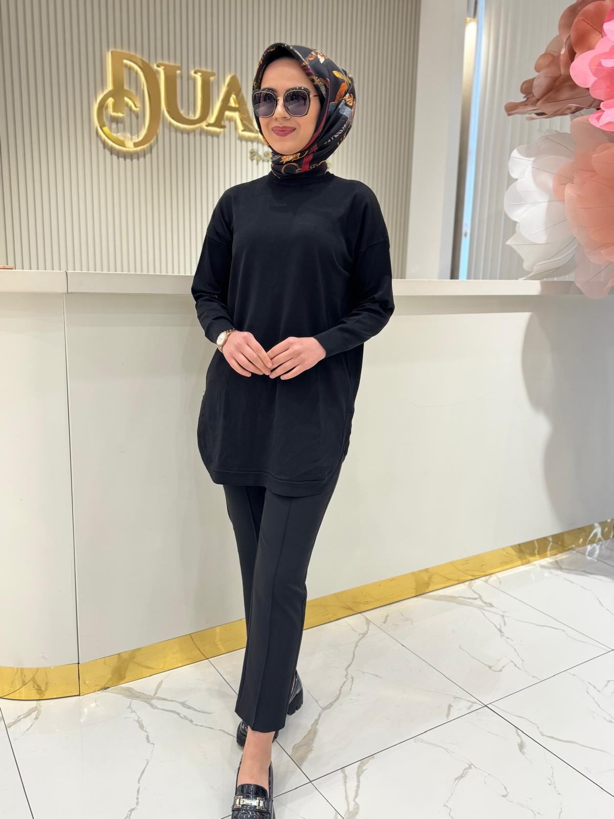 Nuss 1200 Tunik  - SİYAH