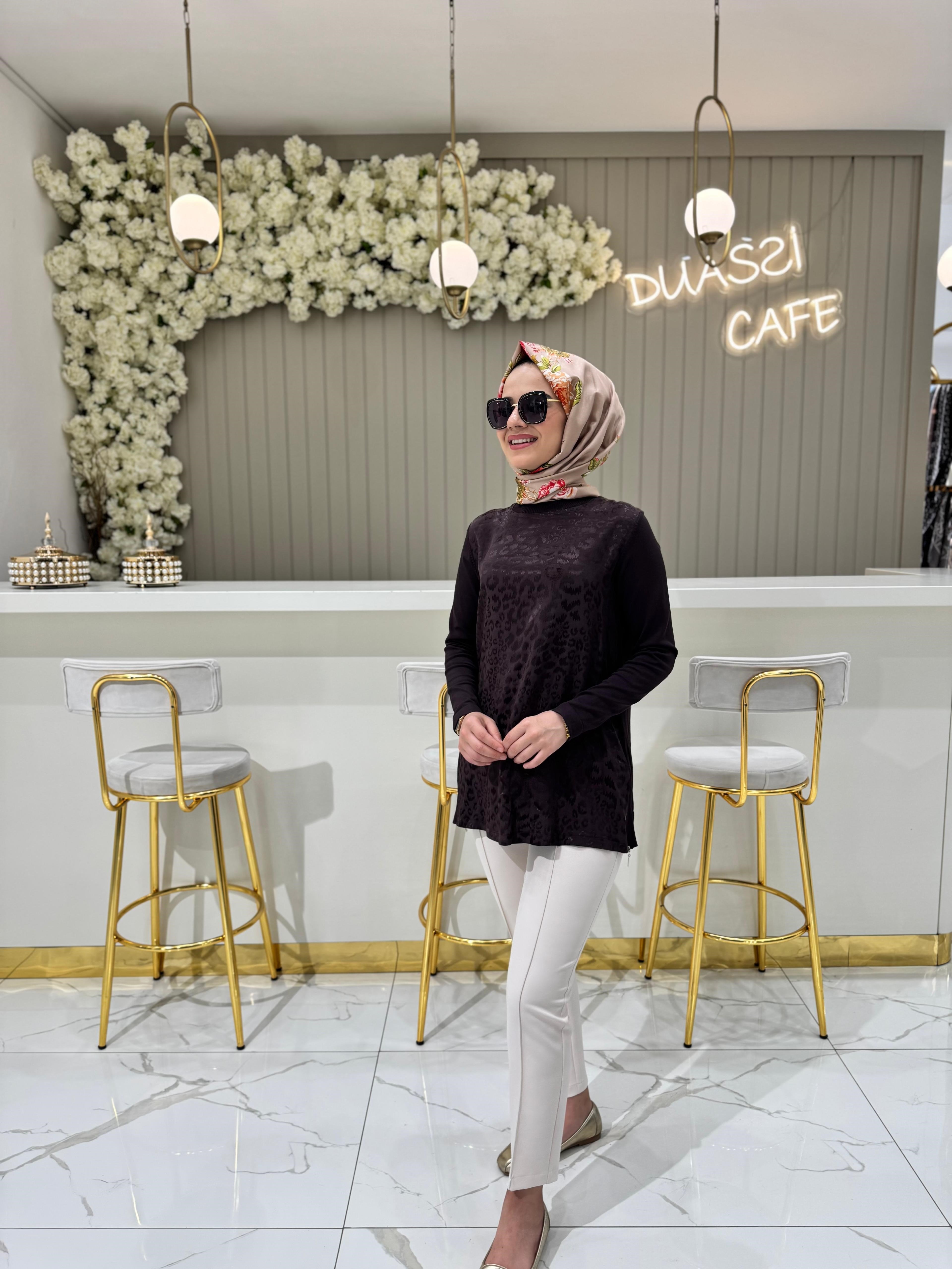 Nuss 3002 Tunik  - KAHVE